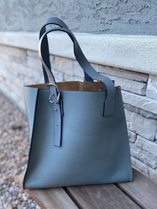 Loewe Soft Grained Calfskin Buckle Tote