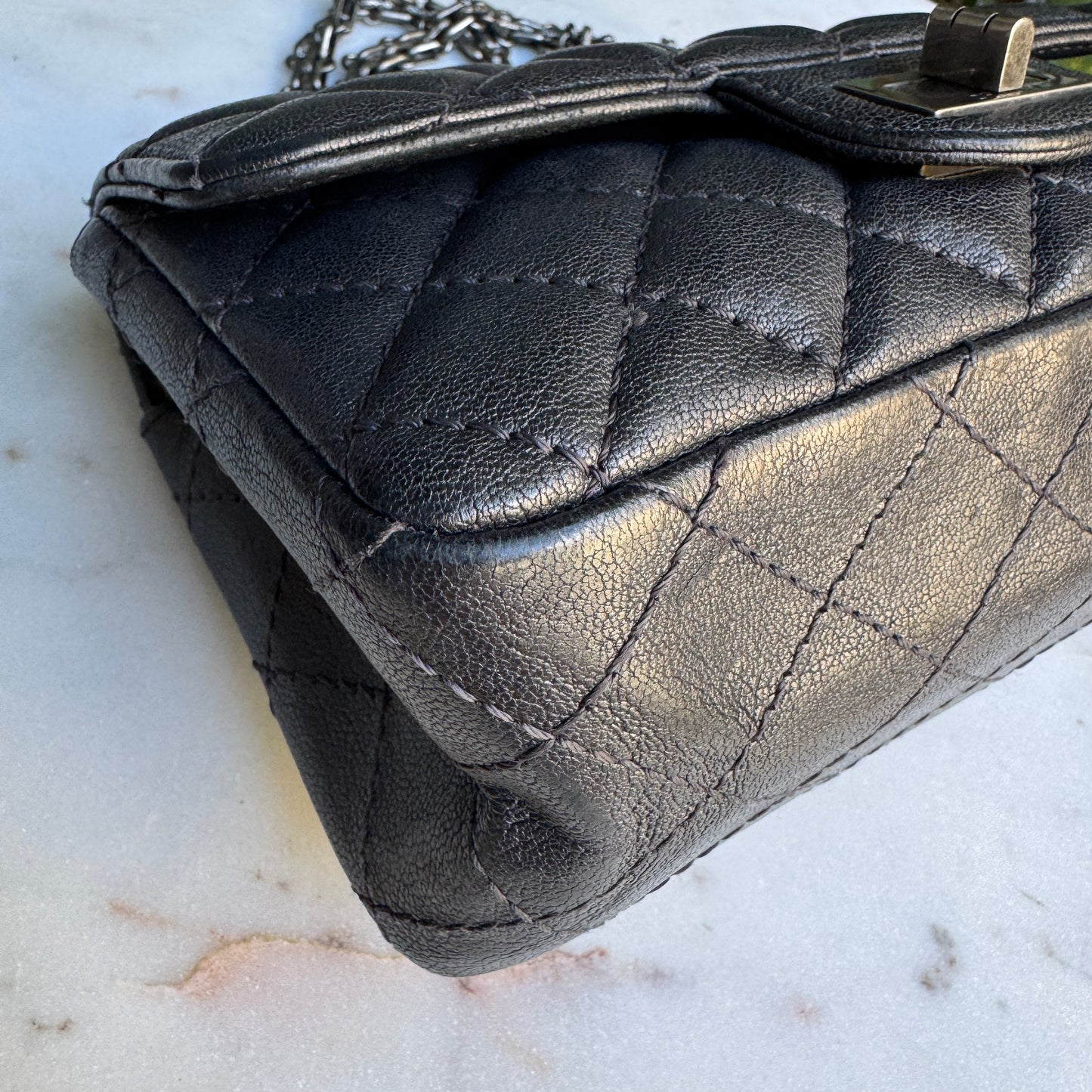 Chanel Mini Reissue 2.55 Single Flap Quilted Leather Crossbody