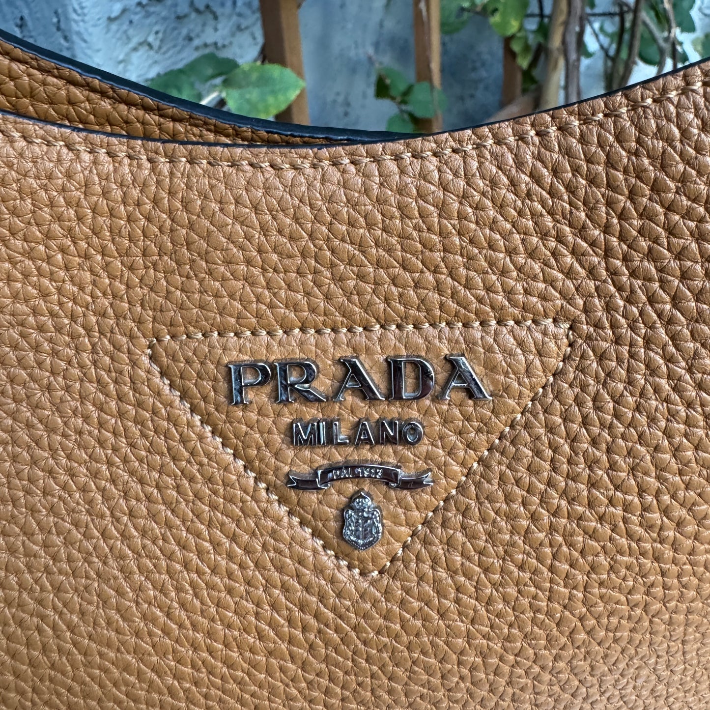Prada Vitello Daino Hobo Leather Crossbody
