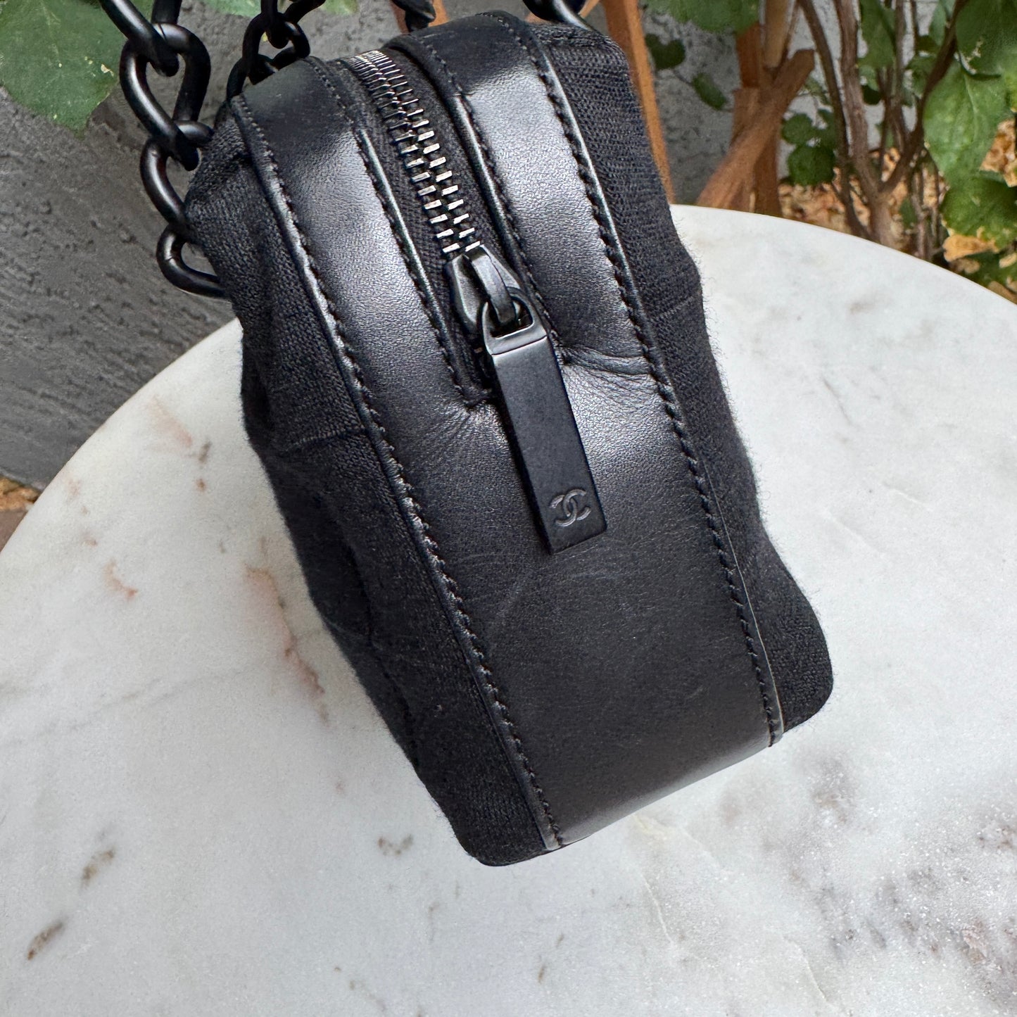 Chanel Y2K Jersey Chocolate Bar Shoulder Bag