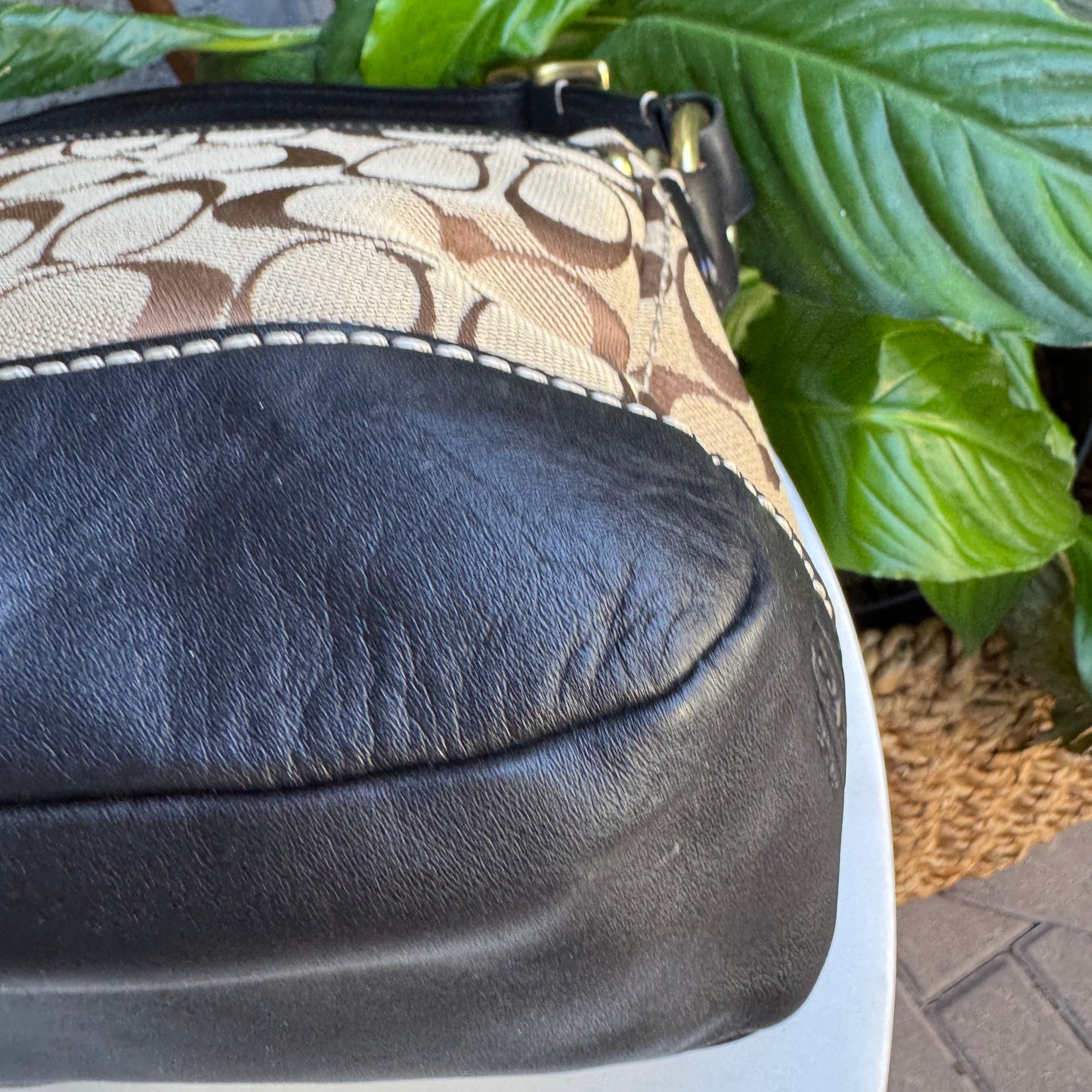 Coach Legacy Signature Shoulder Bag