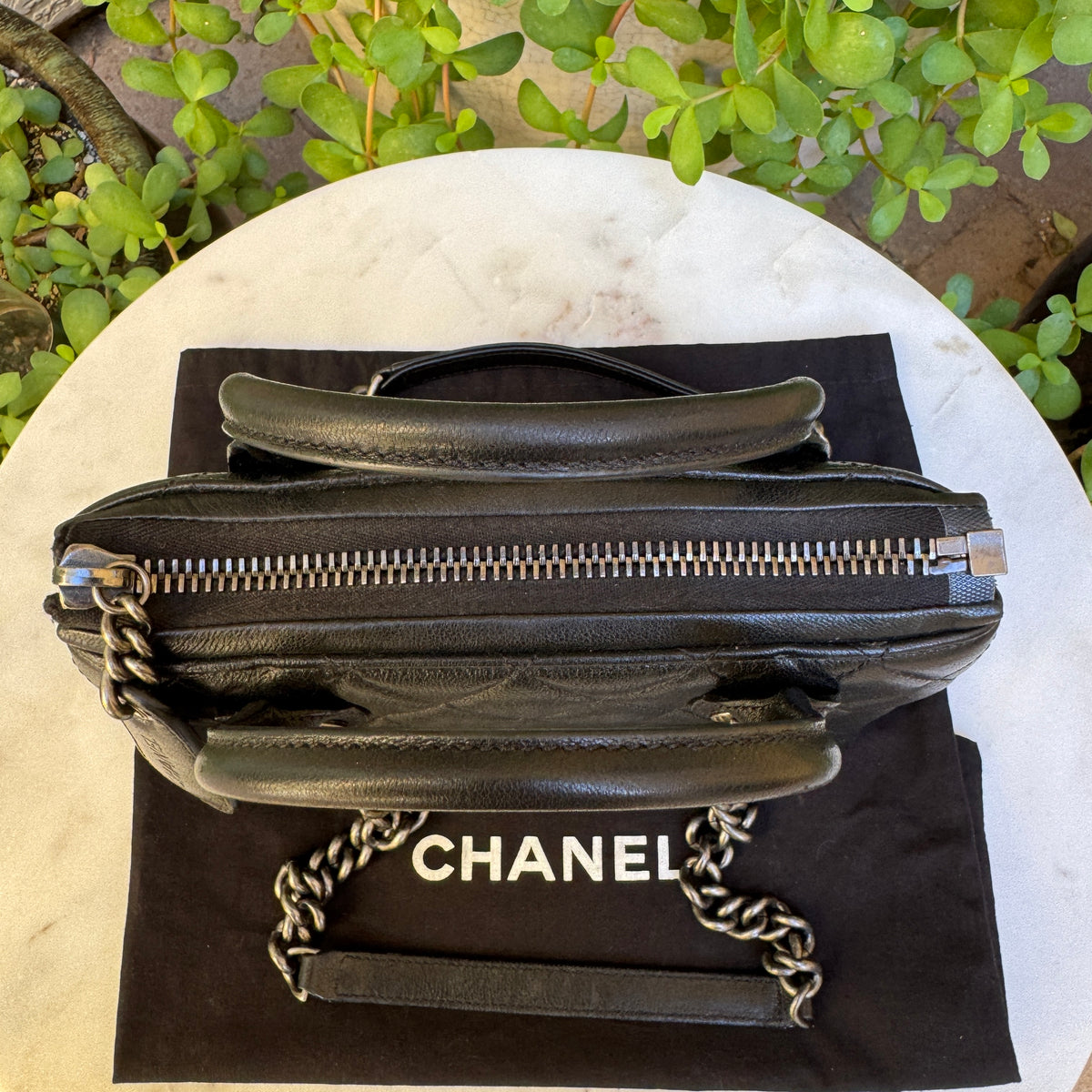 Chanel Quilted Leather Small Boy Tote