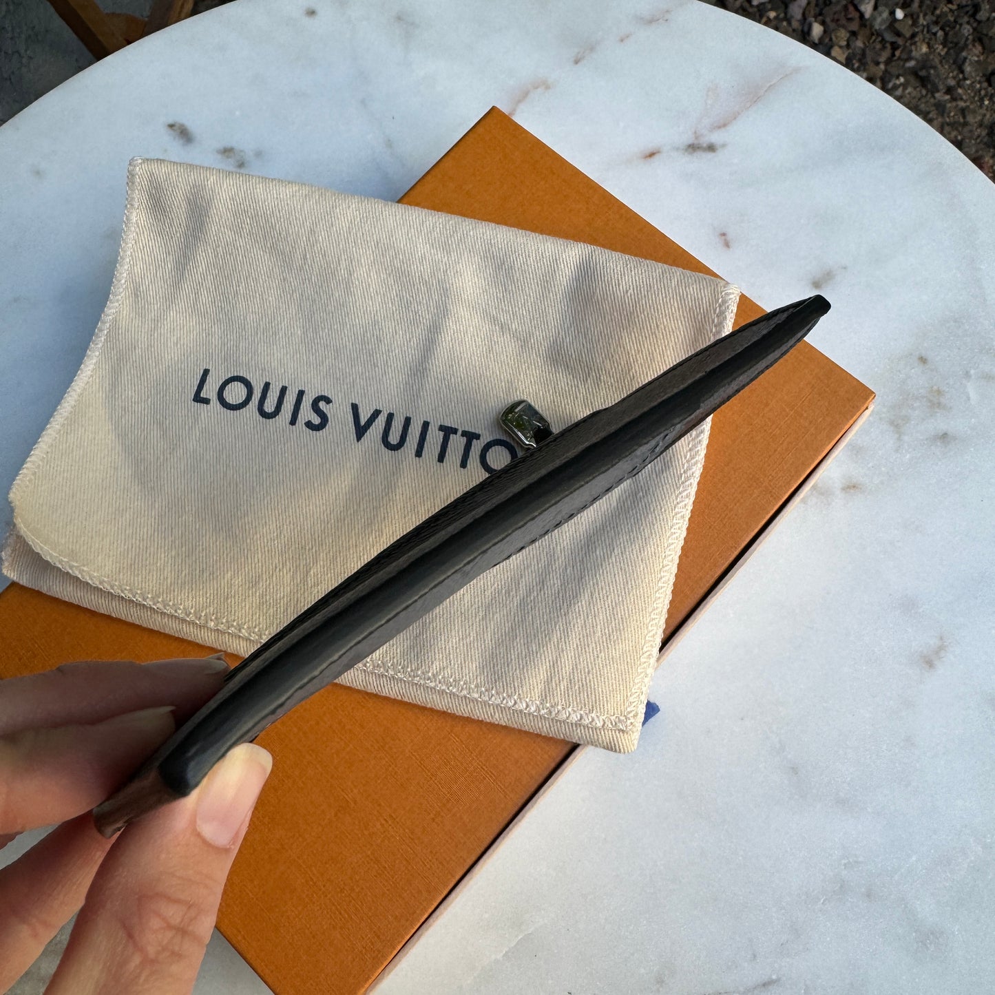 Louis Vuitton Reverse Monogram Eclipse Coin Card Holder