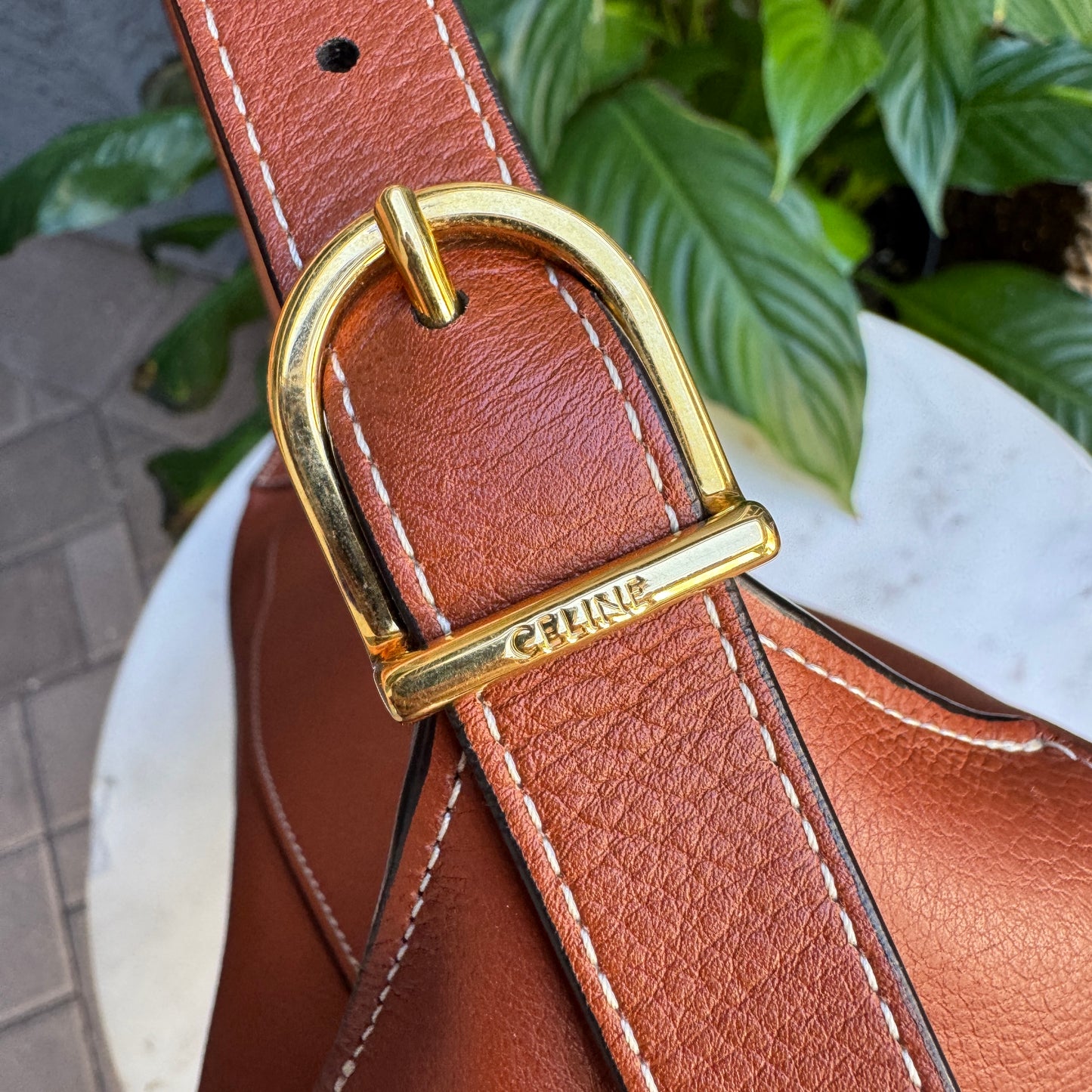 Celine Supple Calfskin Medium Romy Shoulder Bag