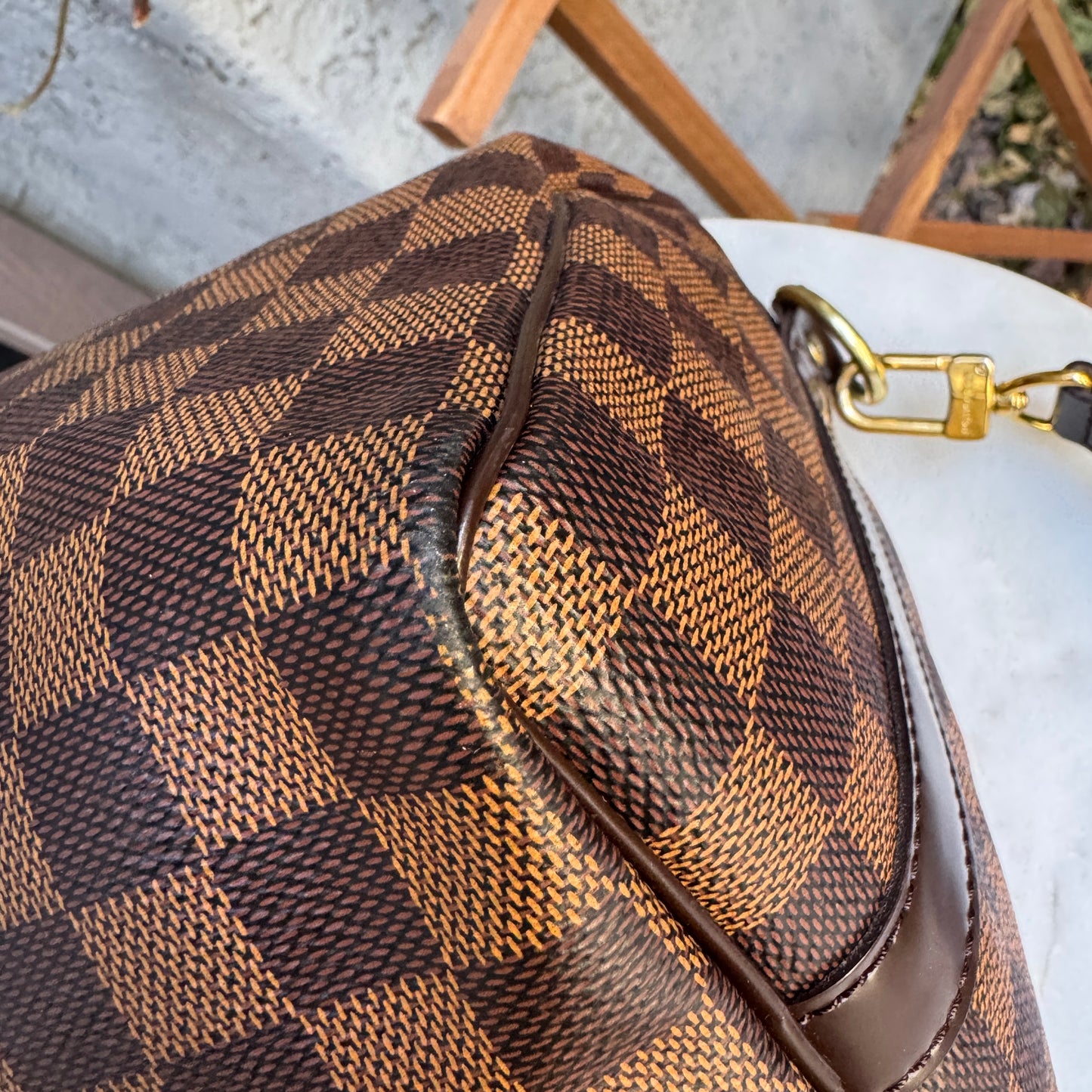 Louis Vuitton Damier Ebene Speedy Bandoulière 25