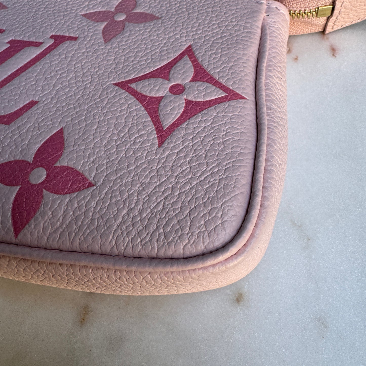 Louis Vuitton By The Pool Monogram Empreinte Giant Mini Pochette Accessoires