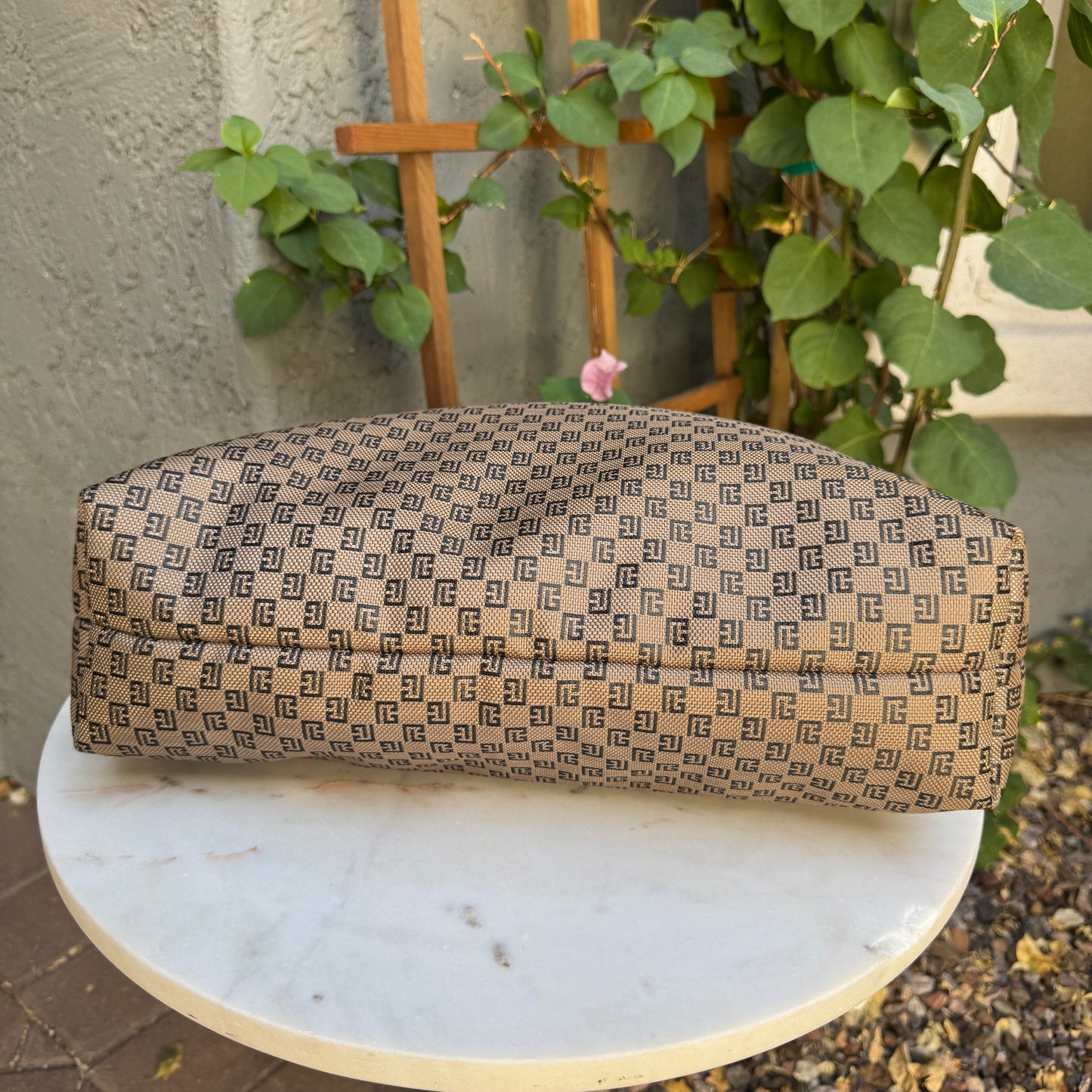 Balmain Monogram Grocery Bag Shopping Tote