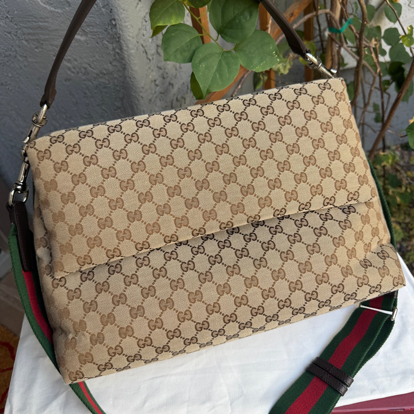 Gucci GG Monogram Large Crossbody