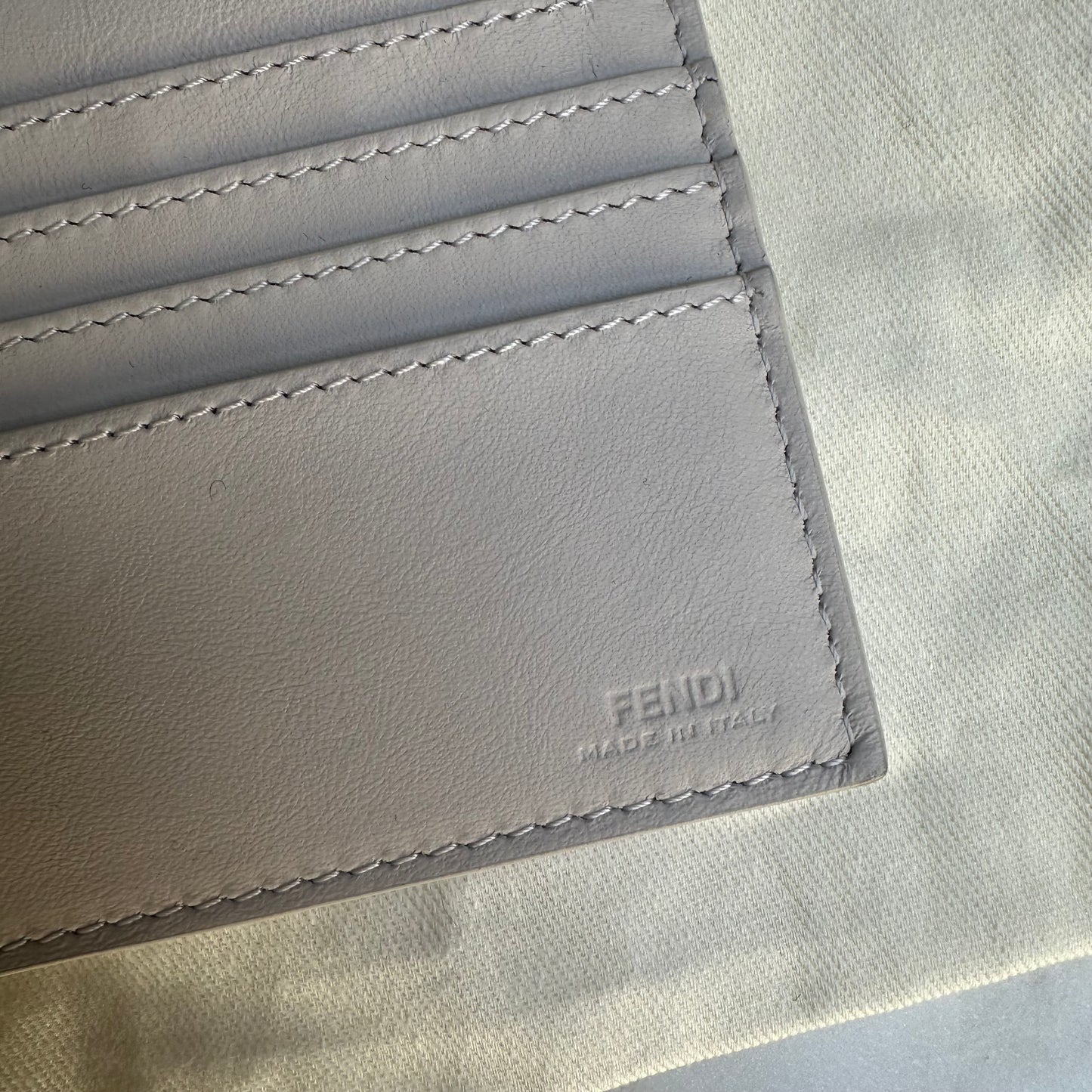 Fendi Fendigraphy Wallet On Chain Leather Crossbody