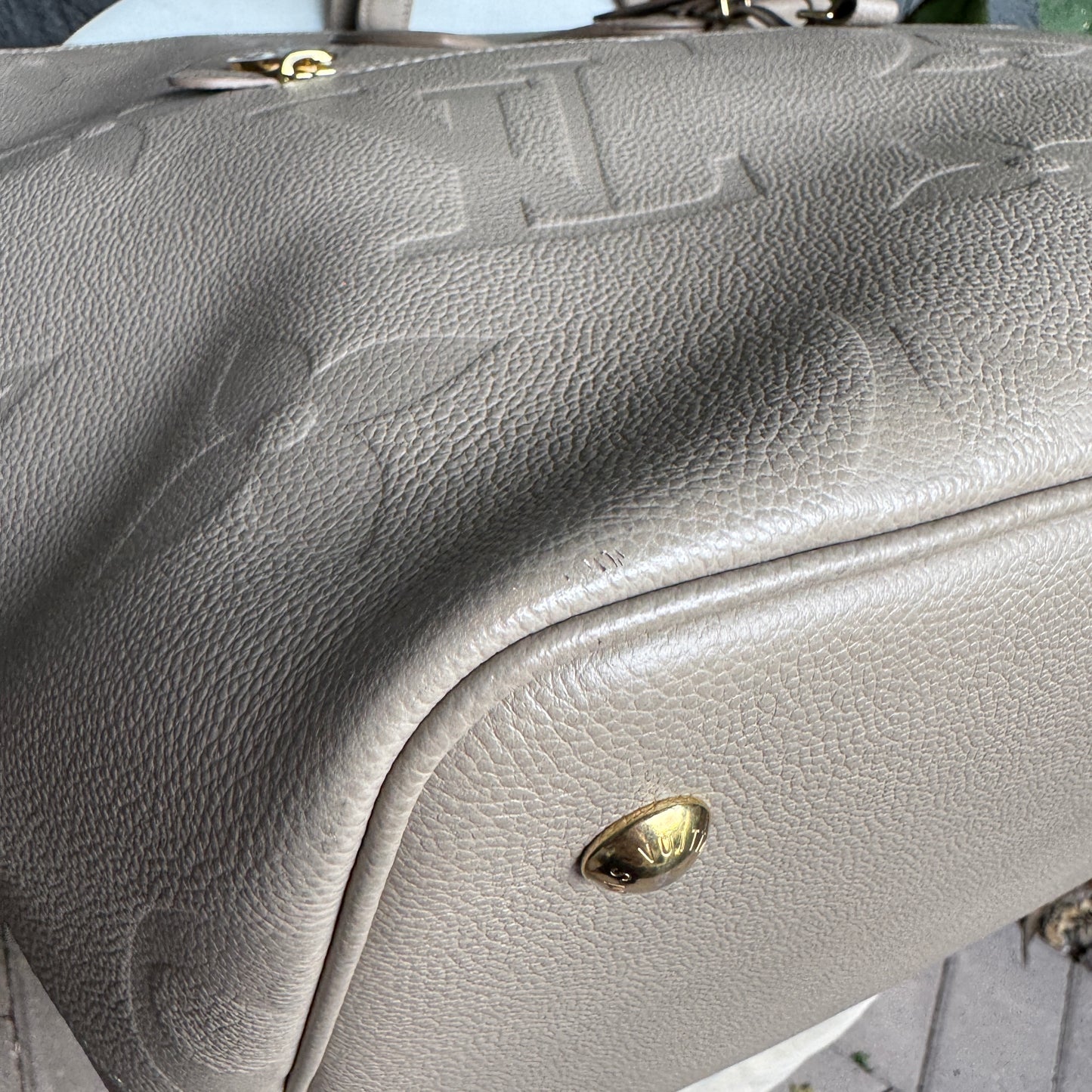 Louis Vuitton Giant Monogram Empreinte Travel Bag