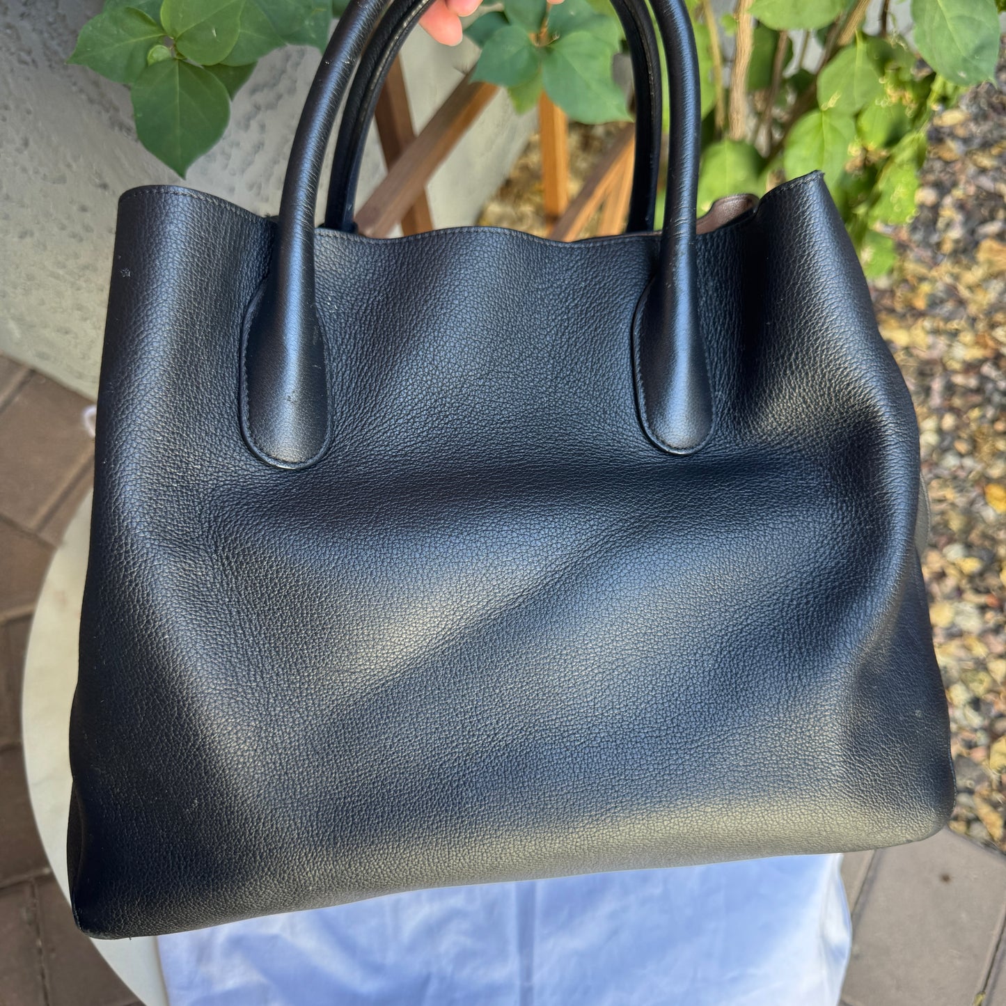 Dior Open Bar Leather Tote