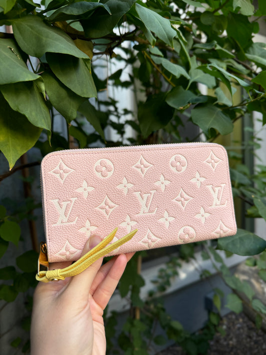 Louis Vuitton Spring in the City Monogram Empreinte Leather Zippy Wallet