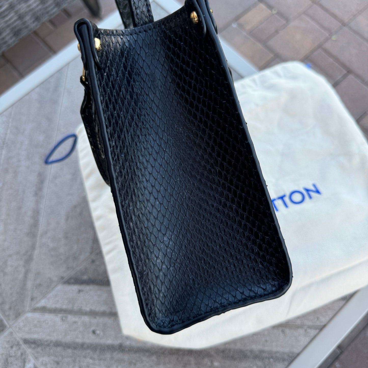 Louis Vuitton Python Onthego PM Crossbody