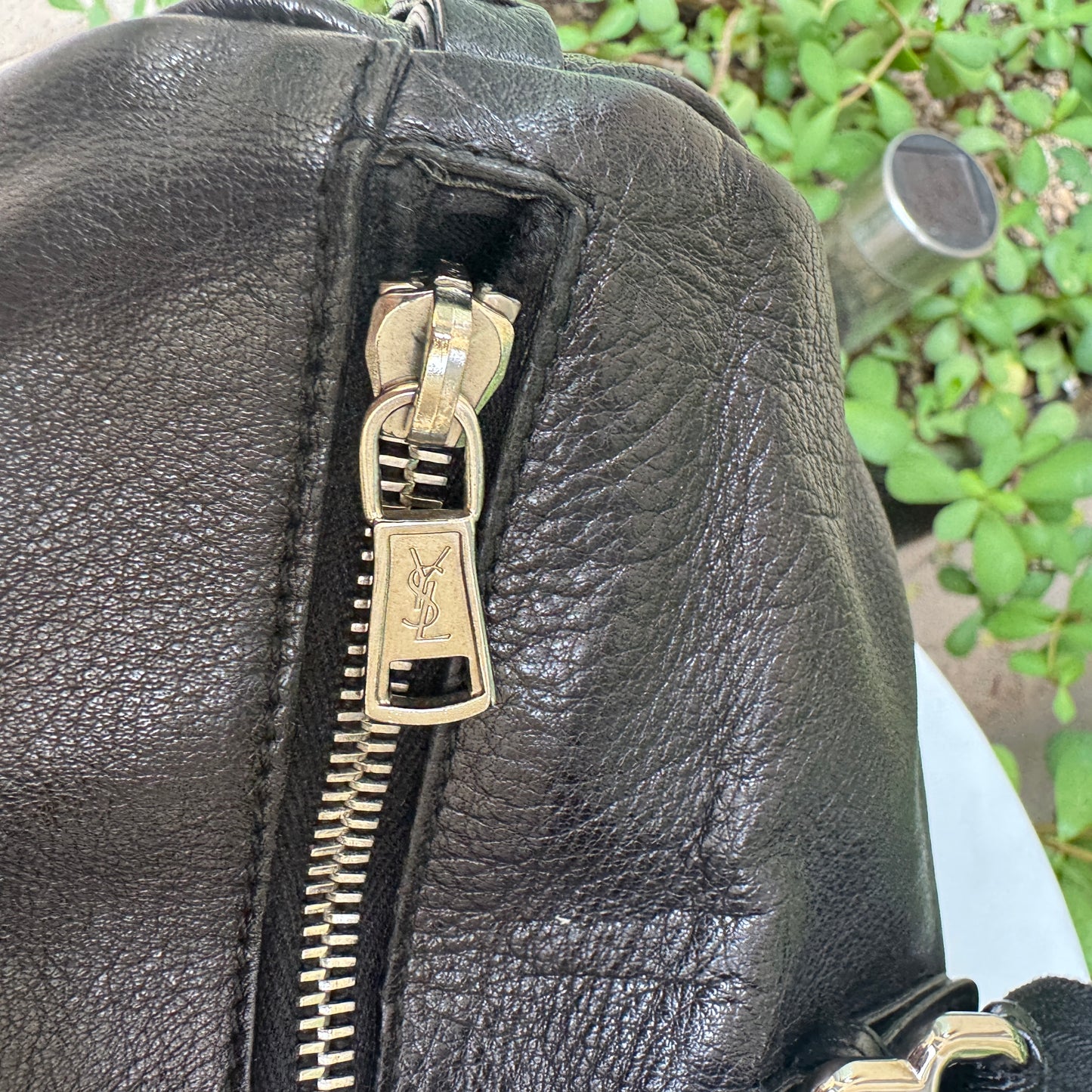 Yves Saint Laurent Studded Vintage Rive Gauche Satchel