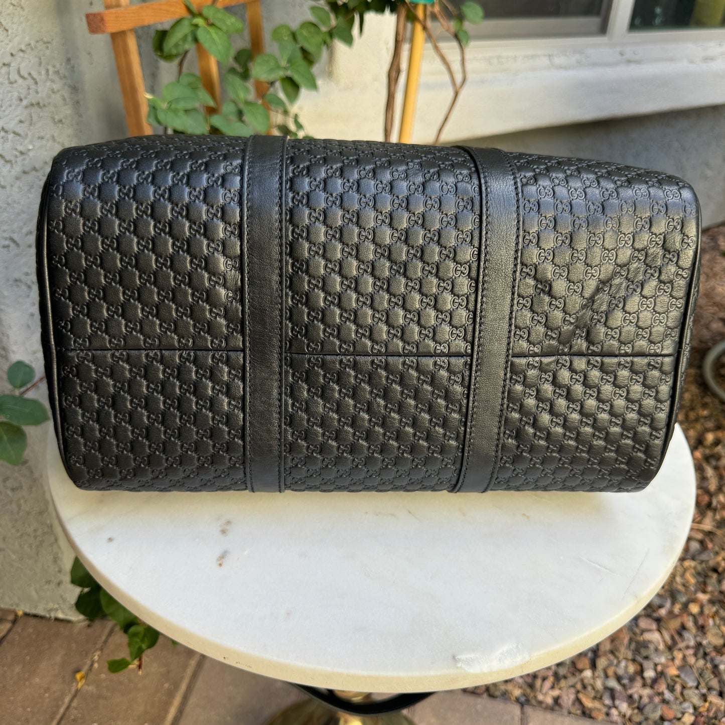 Gucci Microguccissima Boston Bag