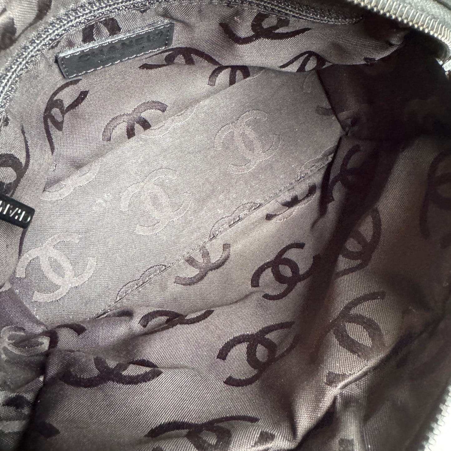 Chanel Y2K Jersey Chocolate Bar Shoulder Bag