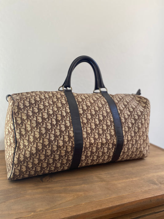 Christian Dior Vintage Monogram Canvas Keepall