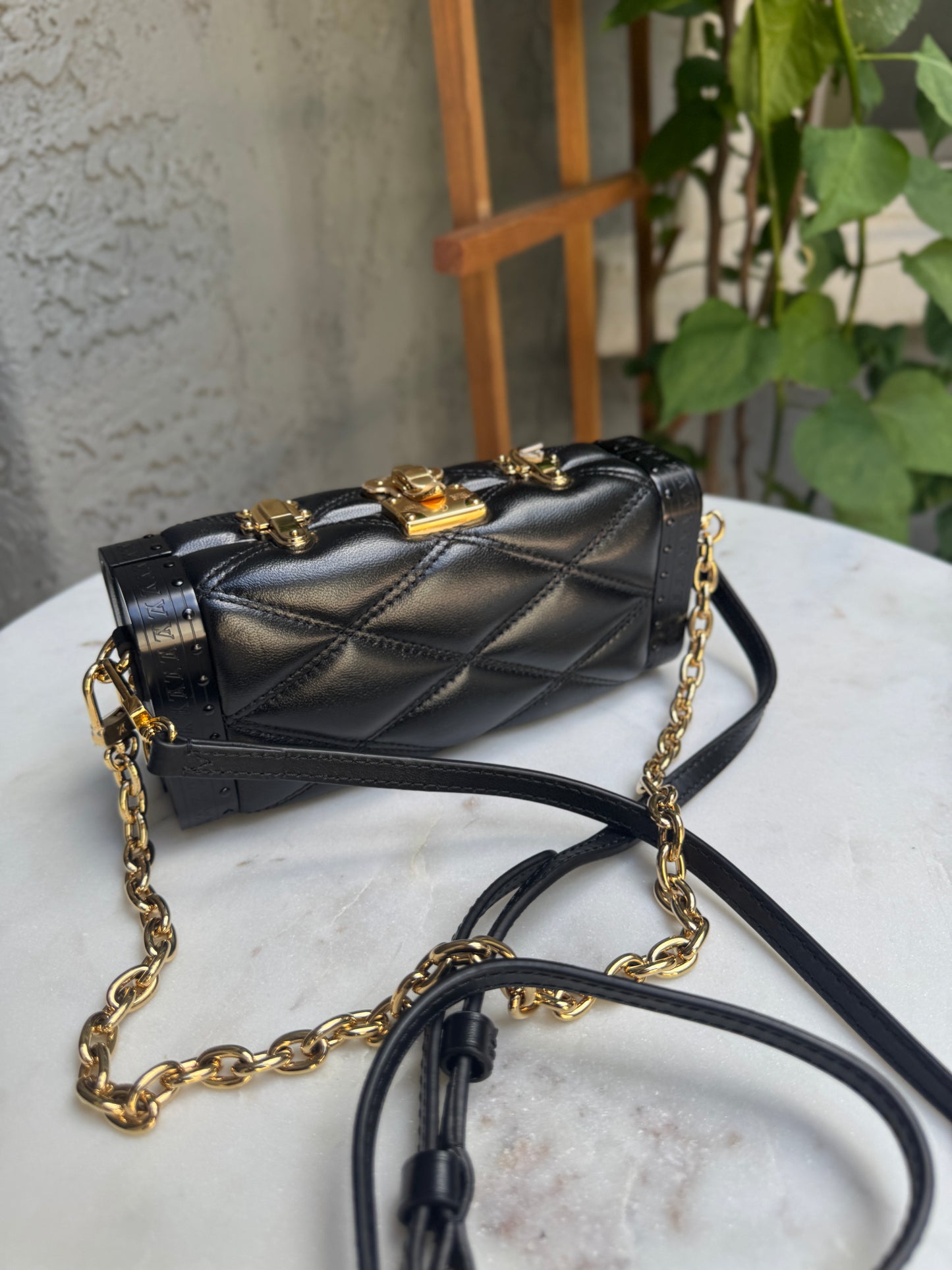 Louis Vuitton Quilted Leather Vanity Case Trunk PM
