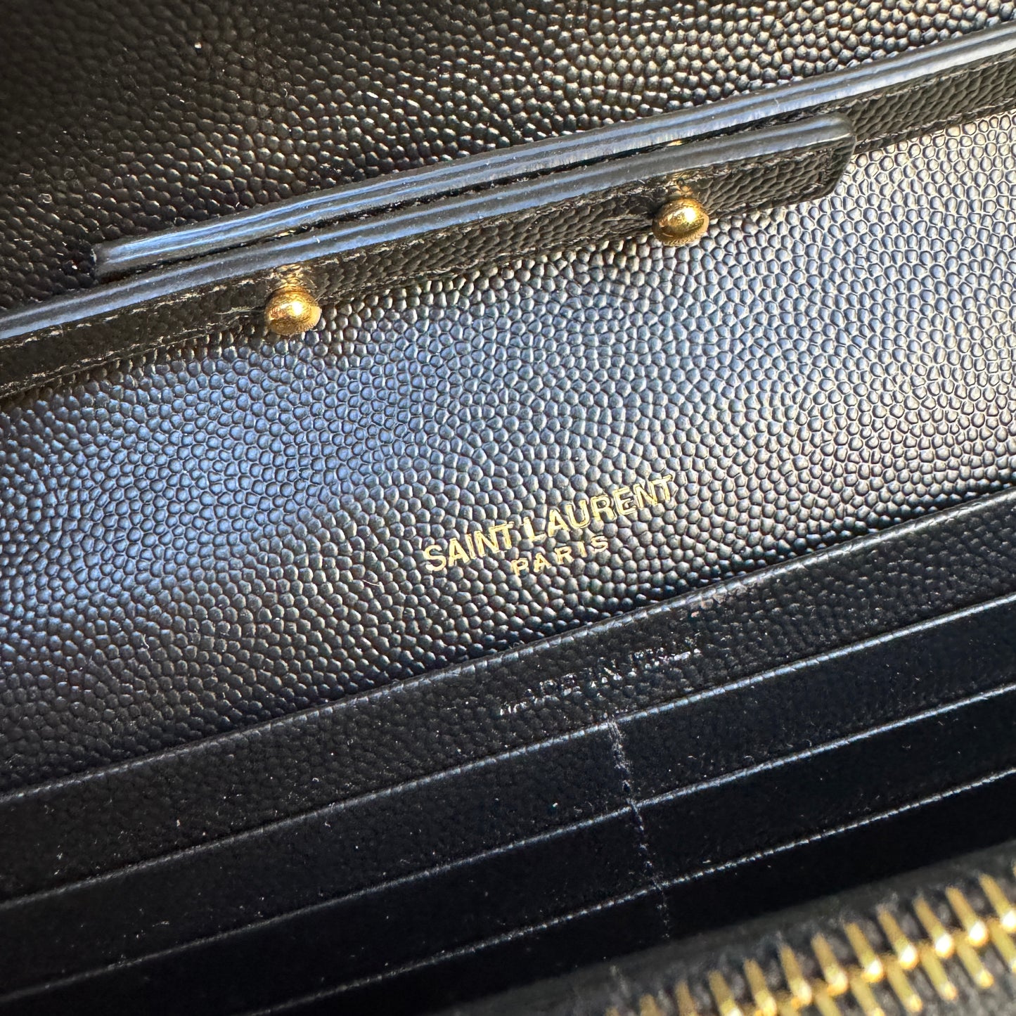 Saint Laurent Cassandre Matelassé Envelope Chain Wallet Crossbody