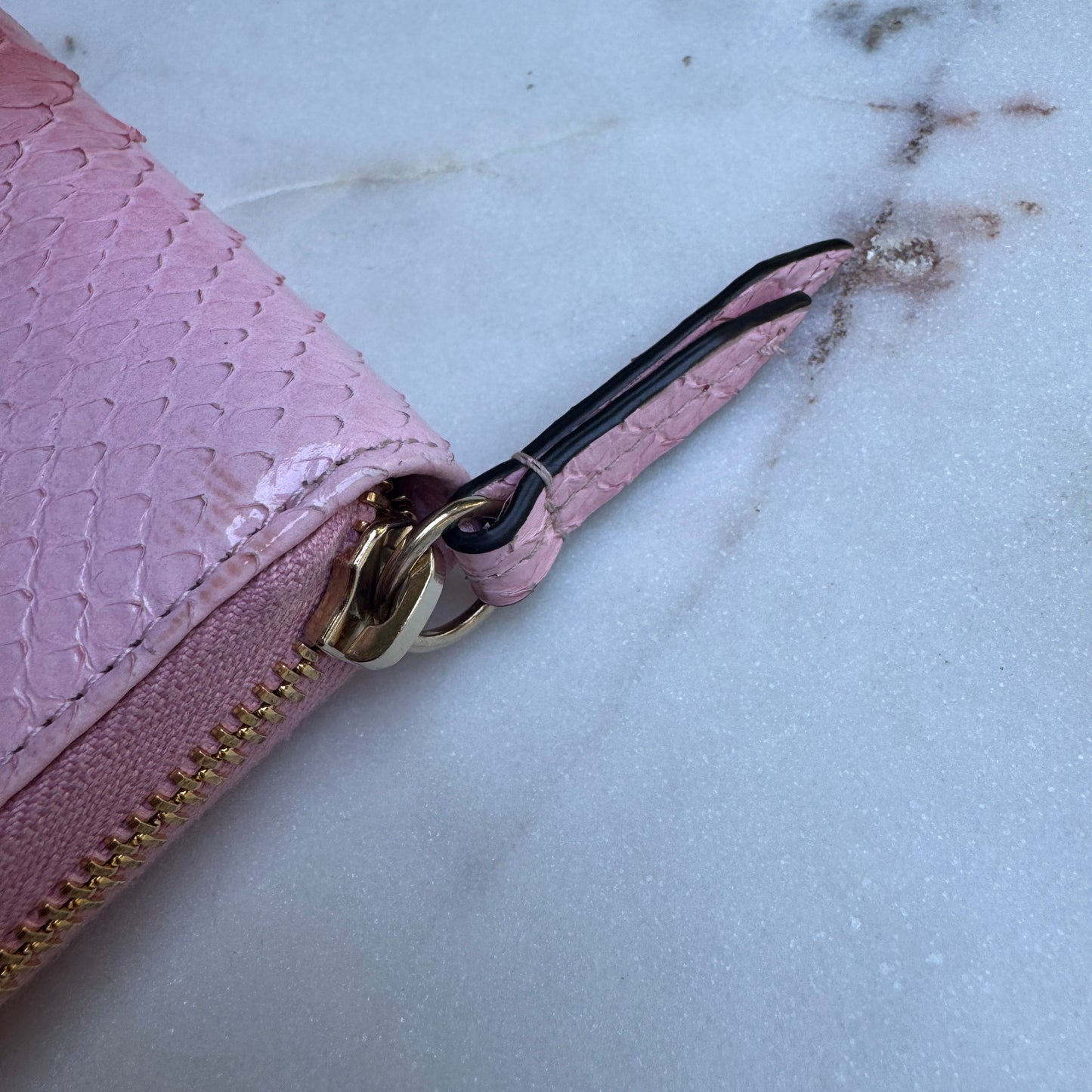 Gucci Ombré Python Zippy Wallet