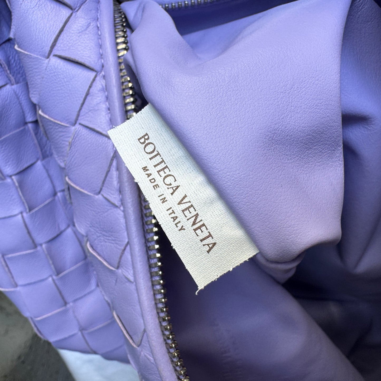 Bottega Veneta Intrecciato Woven Nappa Leather Teen Jodie Bag