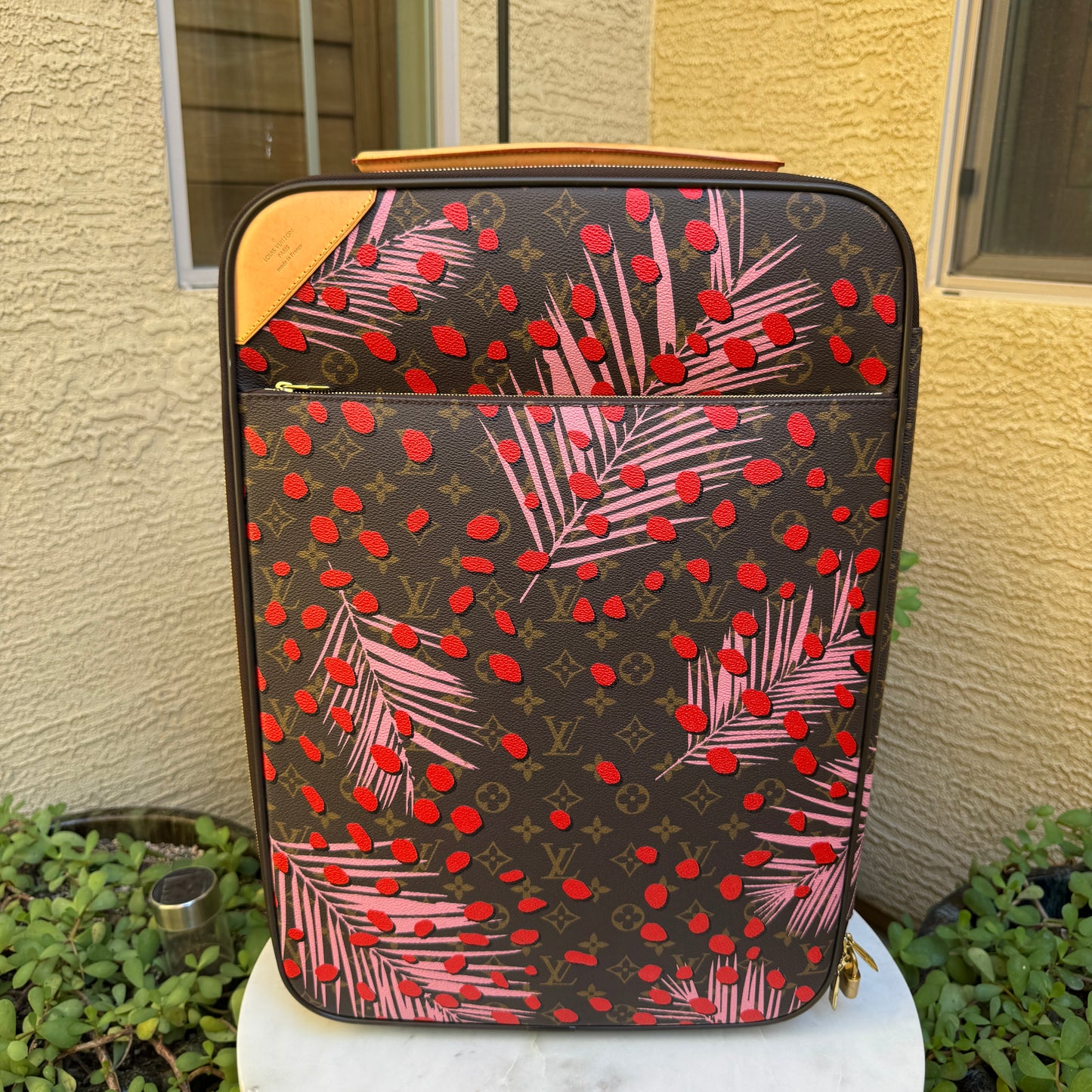 Louis Vuitton Monogram Jungle Dots Pégase Légère 55 Suitcase