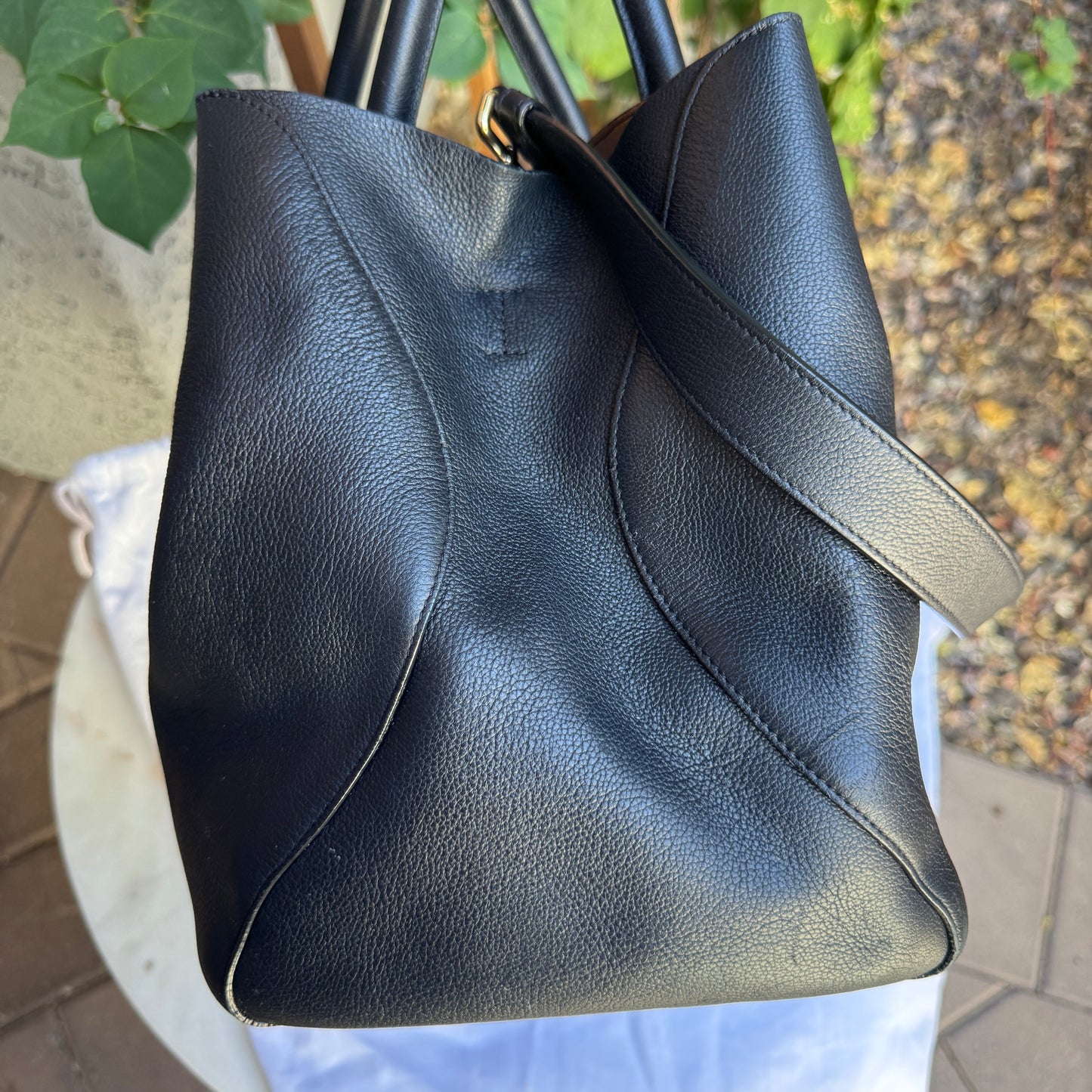 Dior Open Bar Leather Tote