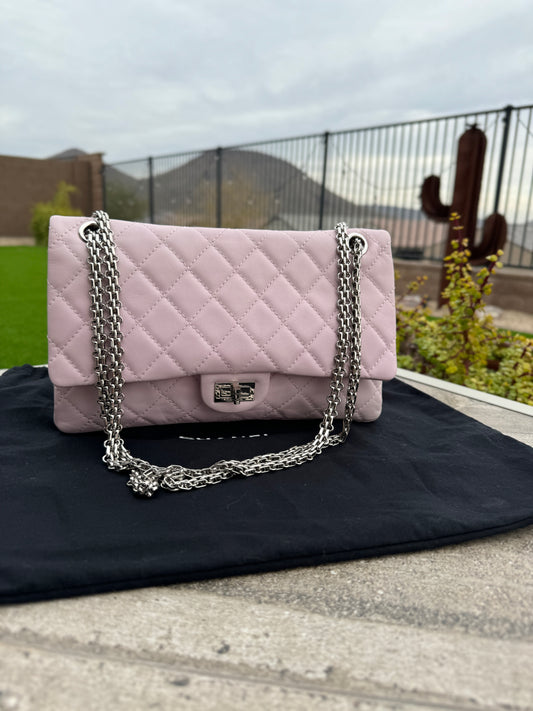 Chanel Reissue 226 Double Flap Calfskin Shoulder Bag