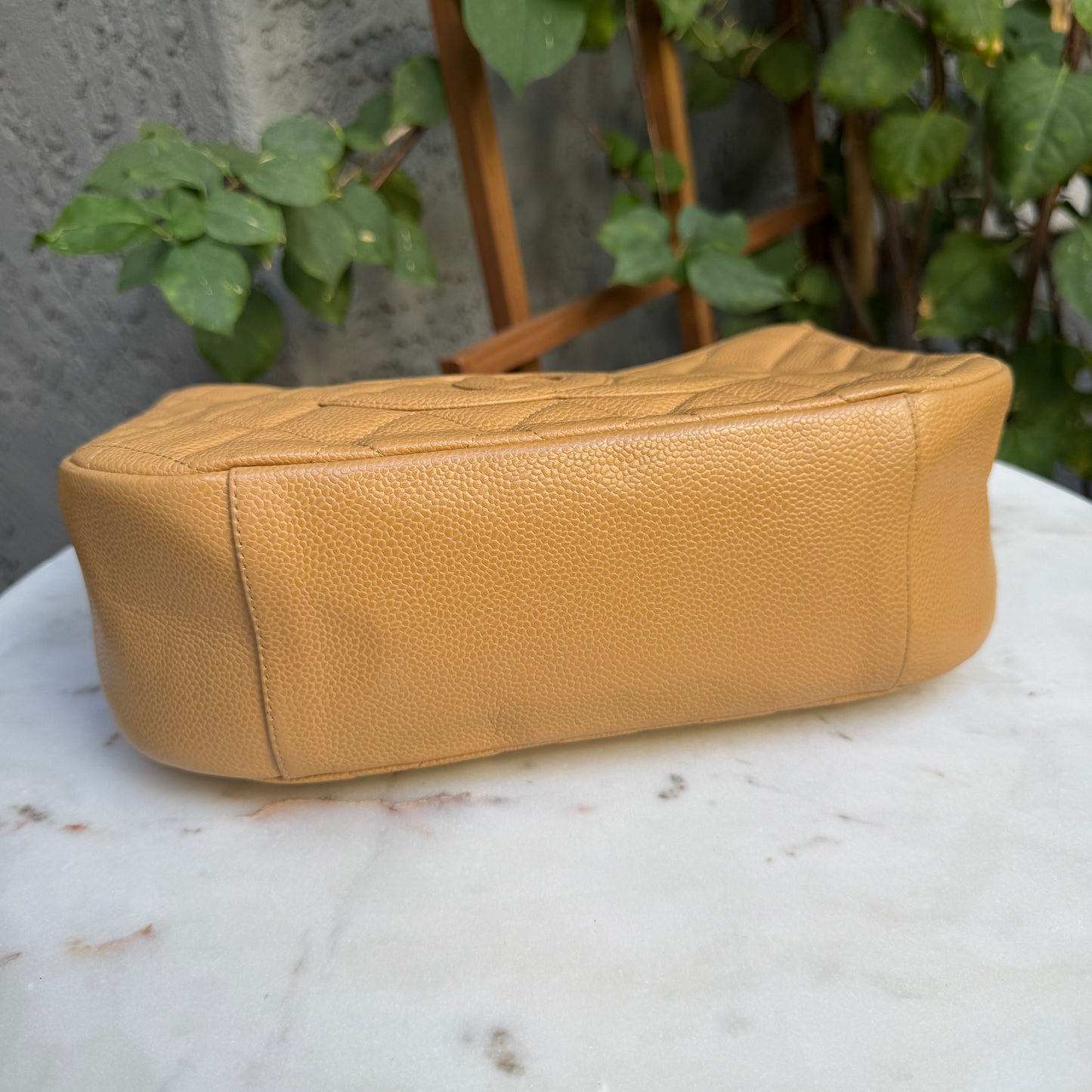 Chanel Timeless CC Quilted Caviar Leather Crescent Hobo Shoulder Bag