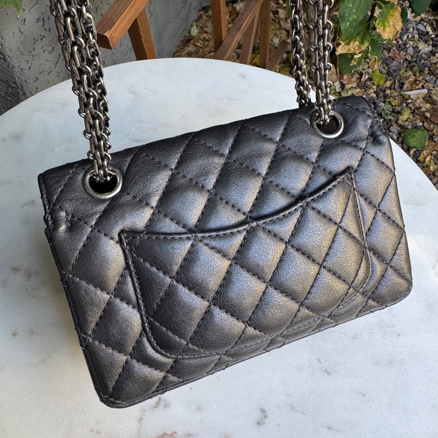 Chanel Mini Reissue 2.55 Single Flap Quilted Leather Crossbody