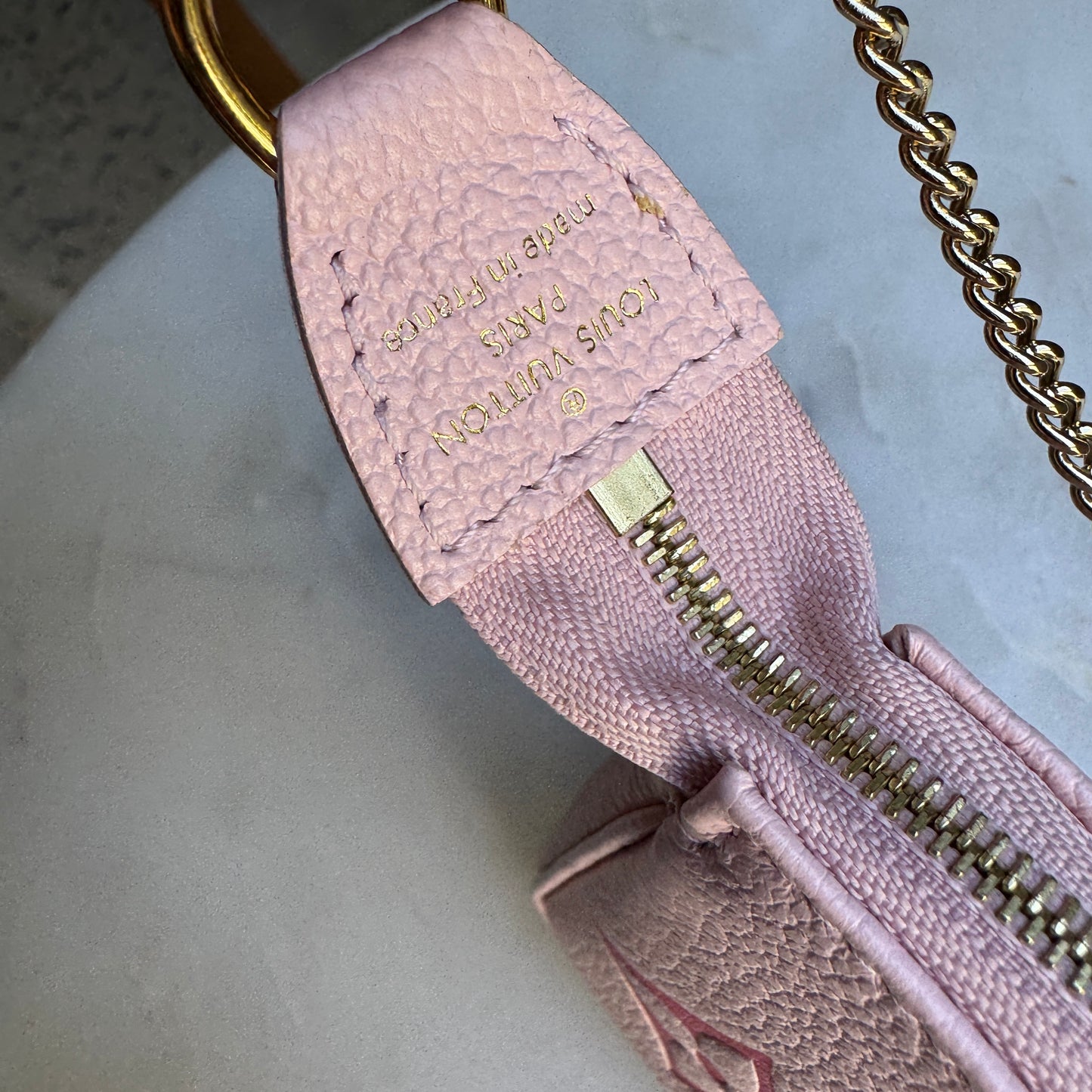 Louis Vuitton By The Pool Monogram Empreinte Giant Mini Pochette Accessoires