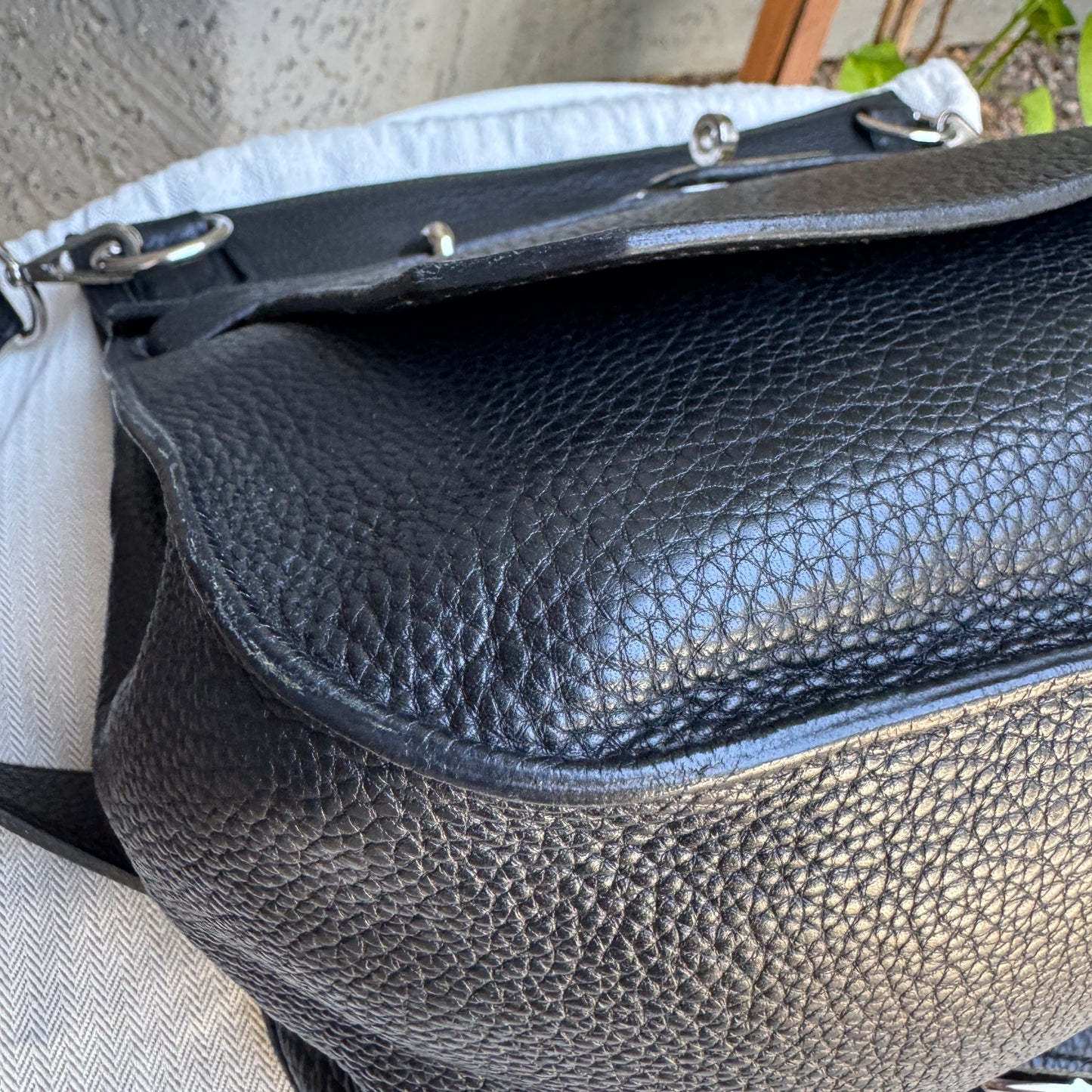 Hermès Togo Leather Jypsiere 34