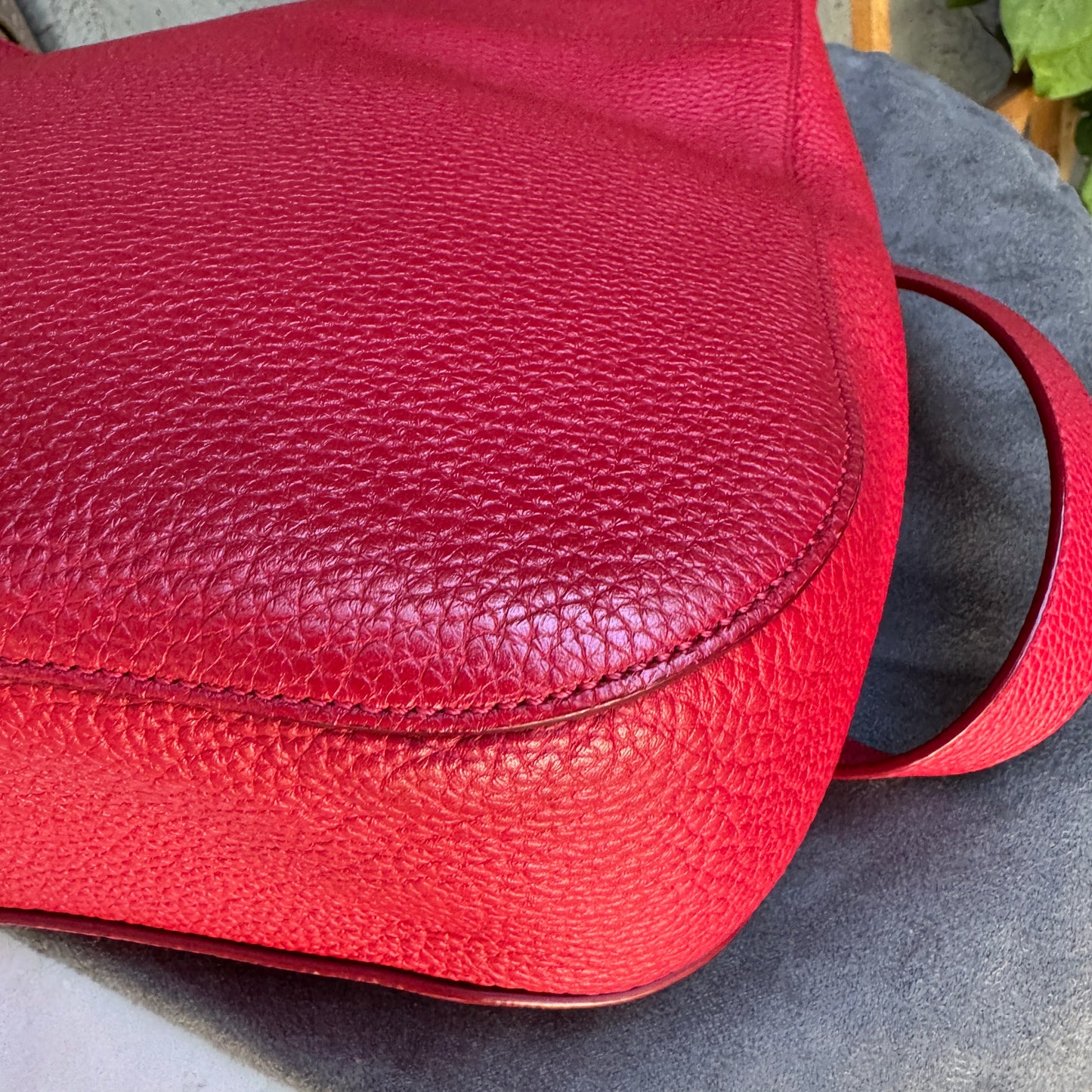 Tom Ford Grained Leather Tara Hobo