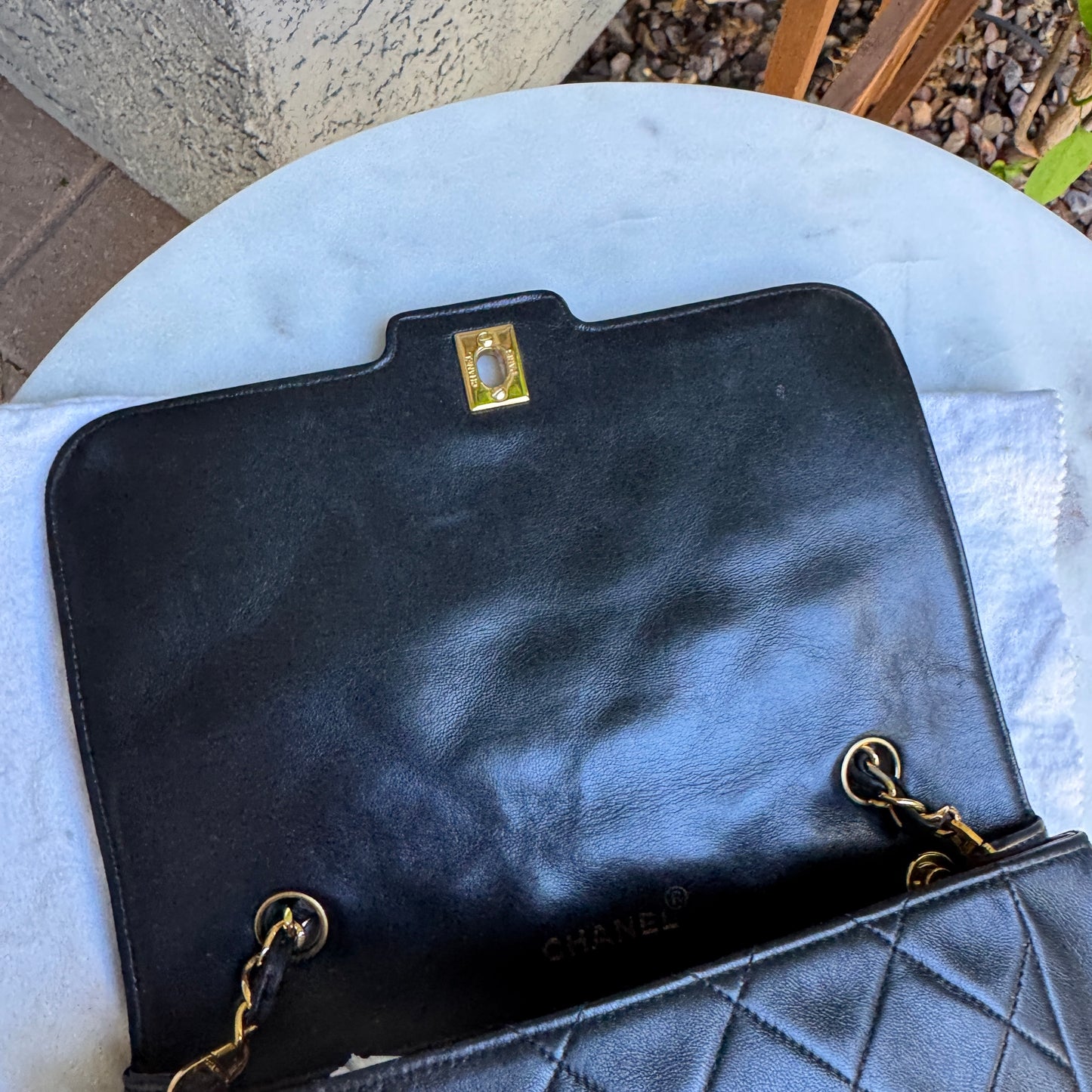 Chanel Diana Vintage Quilted Lambskin Medium Single Flap Bag
