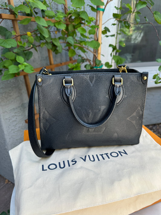 Louis Vuitton Giant Monogram Empreinte OnTheGo PM