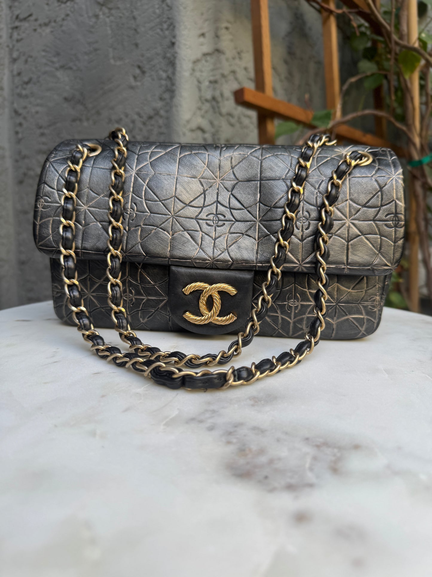 Chanel Calfskin Quilted Paris-Moscou Moujik Single Flap Bag