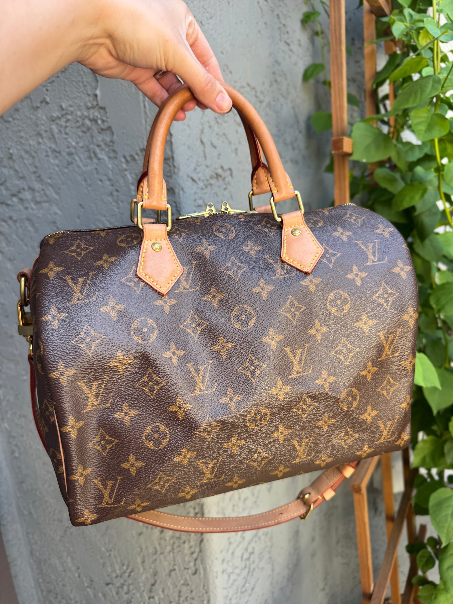 Louis Vuitton Monogram Speedy Bandouliere 30 Shoulder Bag