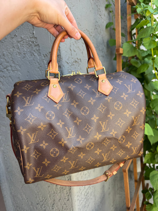 Louis Vuitton Monogram Speedy Bandouliere 30 Shoulder Bag