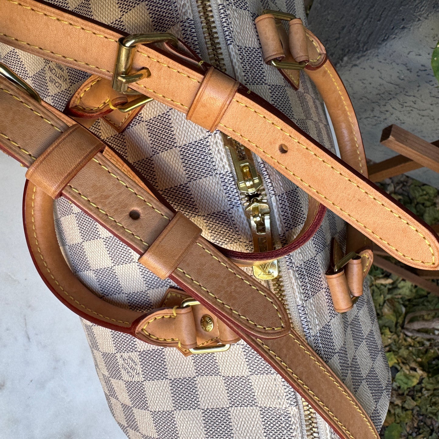 Louis Vuitton Damier Azur Speedy 30 Bandouliere