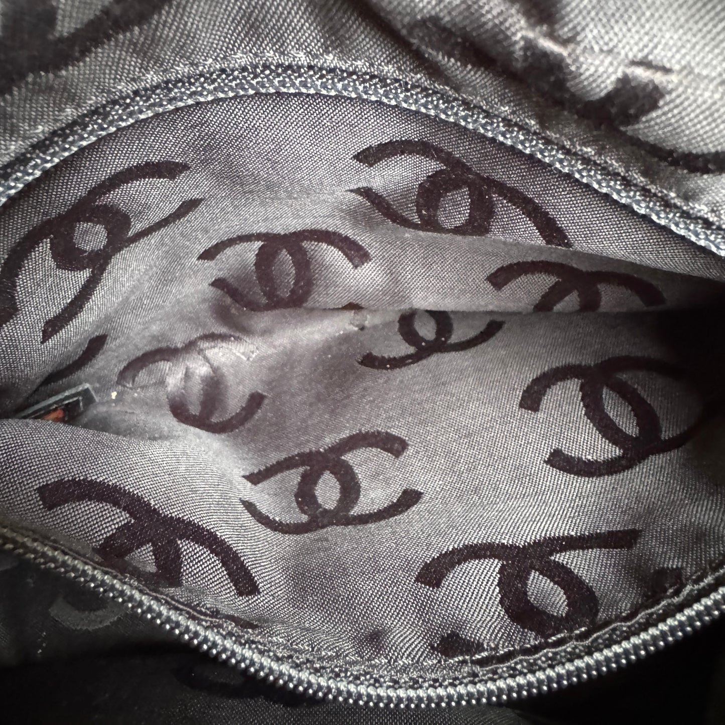 Chanel Y2K Jersey Chocolate Bar Shoulder Bag