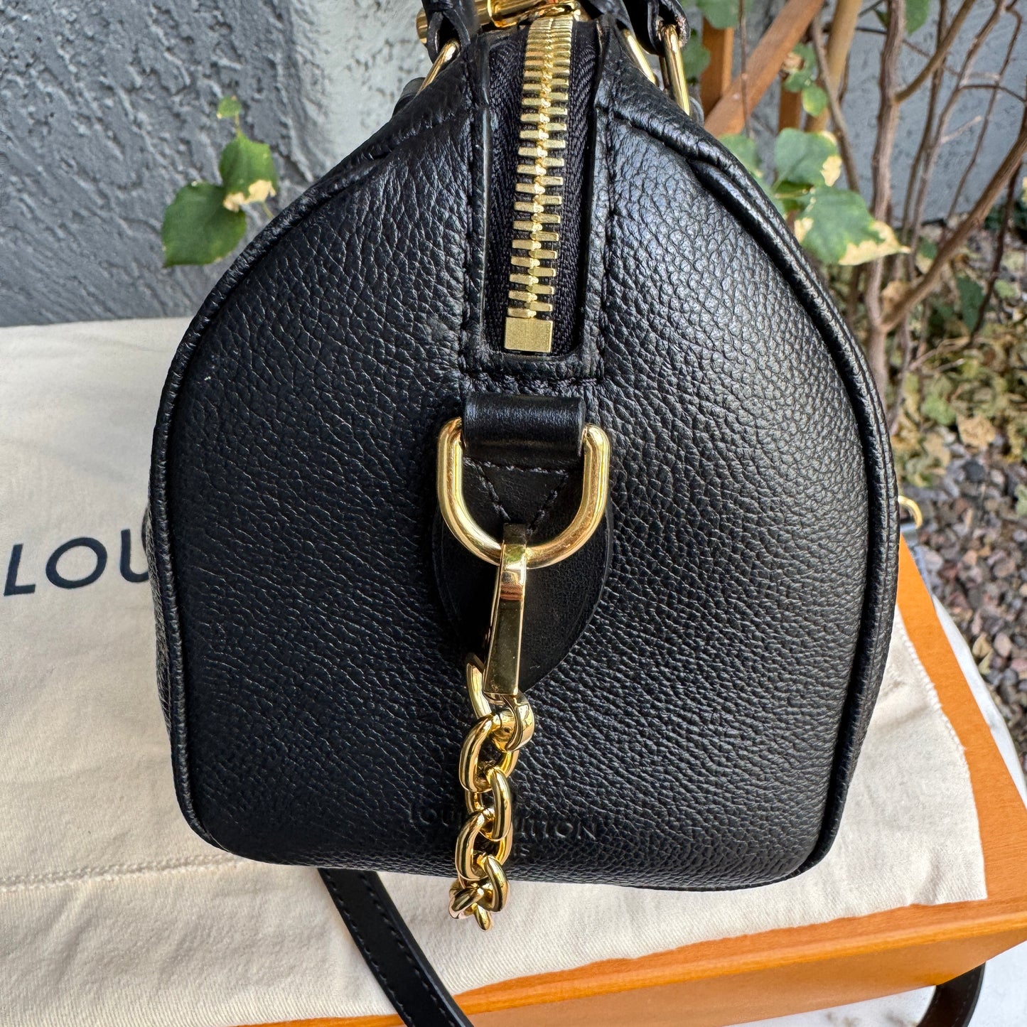 Louis Vuitton Giant Monogram Empreinte Speedy 20 Crossbody