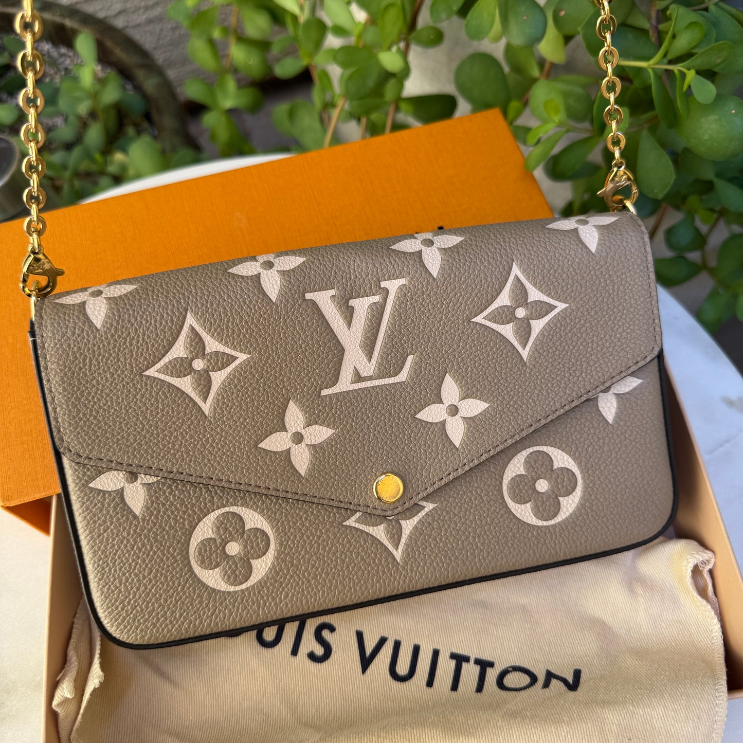 Louis Vuitton Bicolor Monogram Empreinte Pochette Félicie