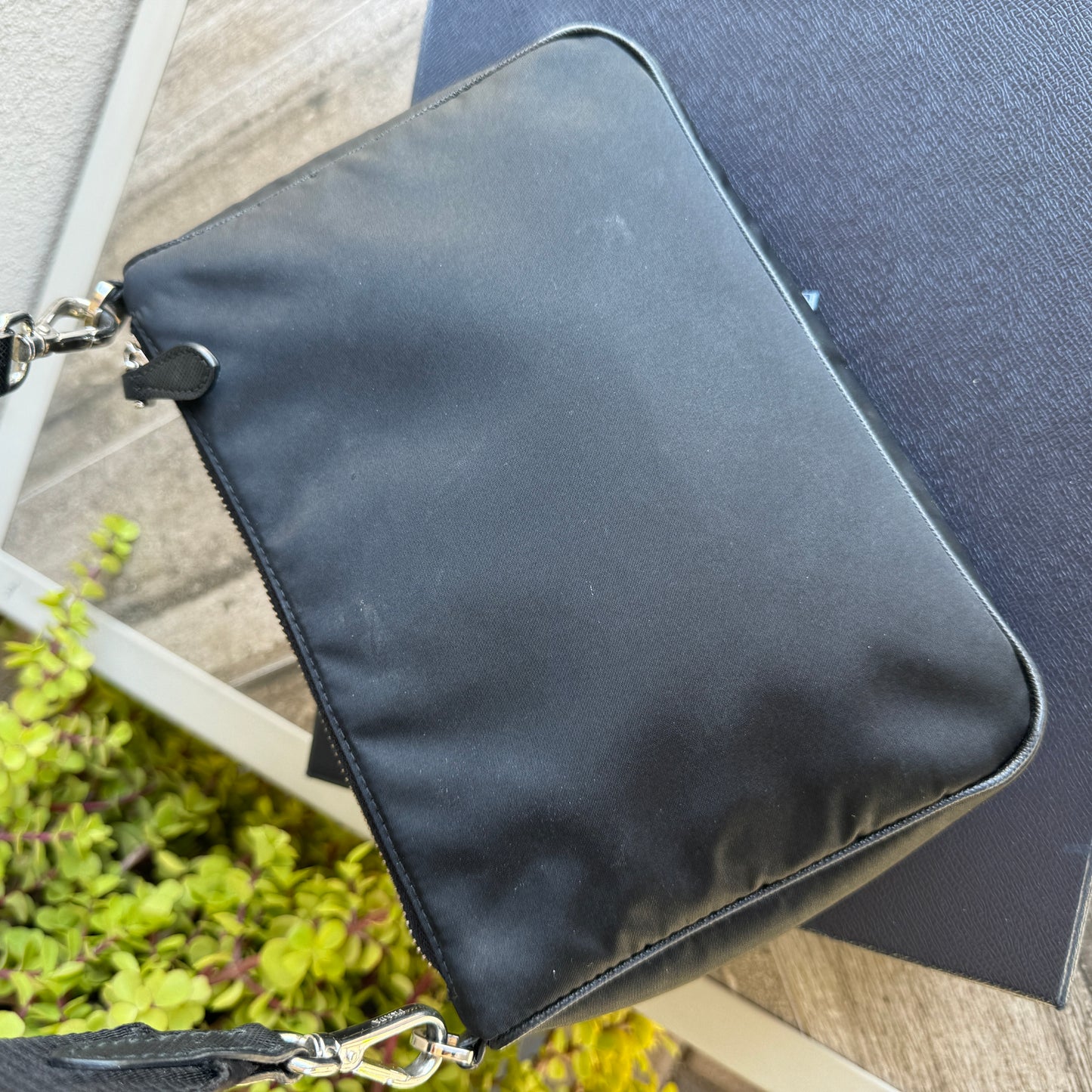 Prada Tessuto Re-Edition 2000 Nylon Double Zip Crossbody