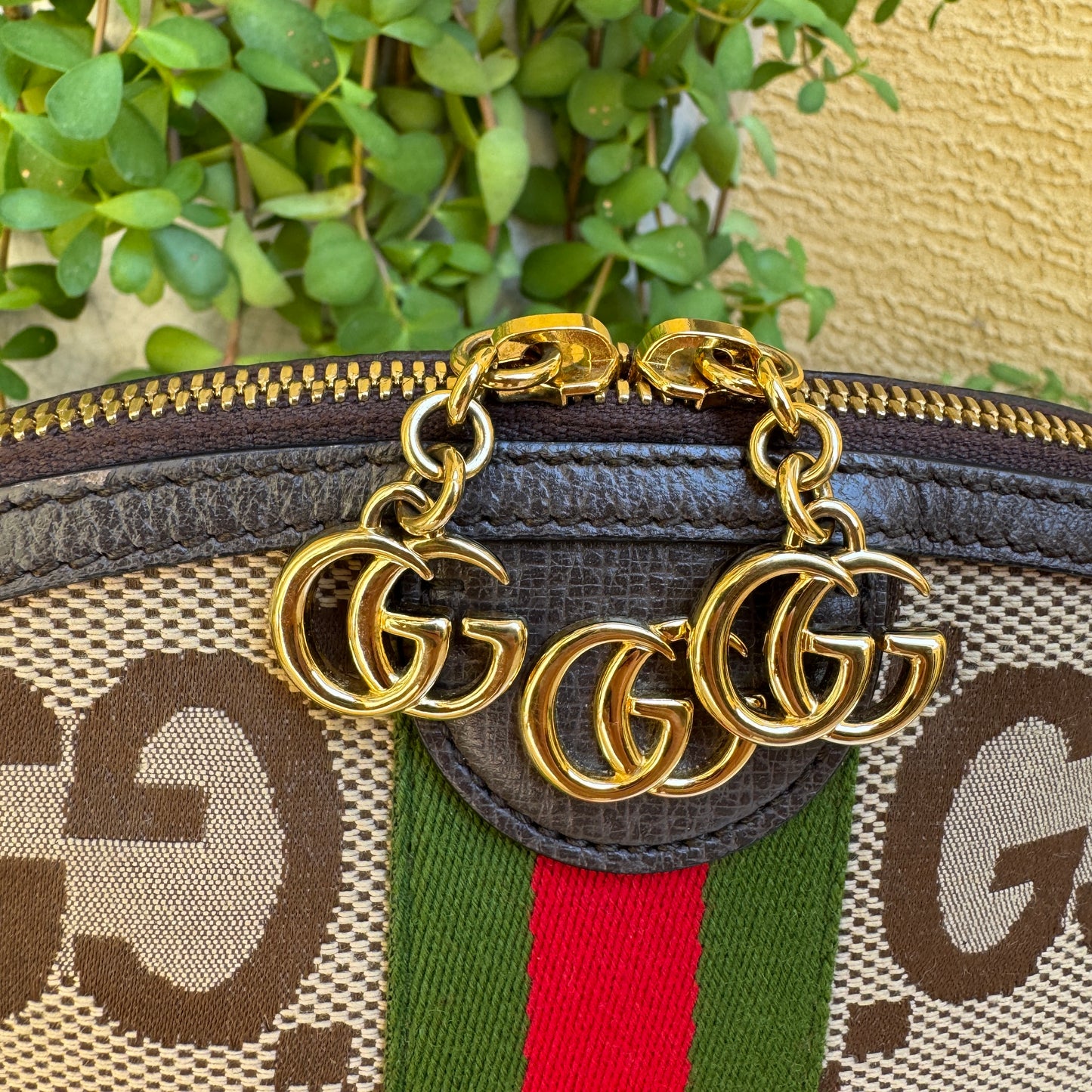 Gucci Jumbo GG Web Ophidia Small Dome Bag