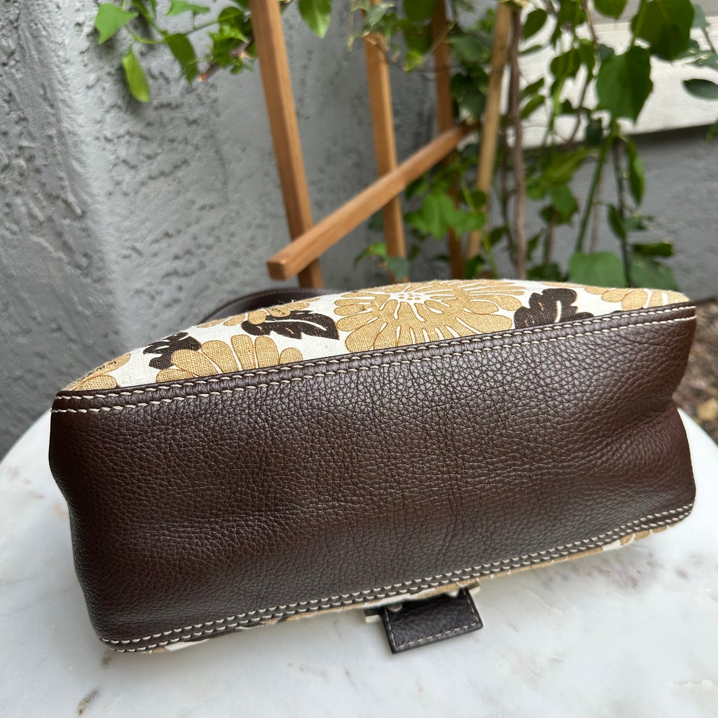 Fendi Floral Mama Baguette Shoulder Bag