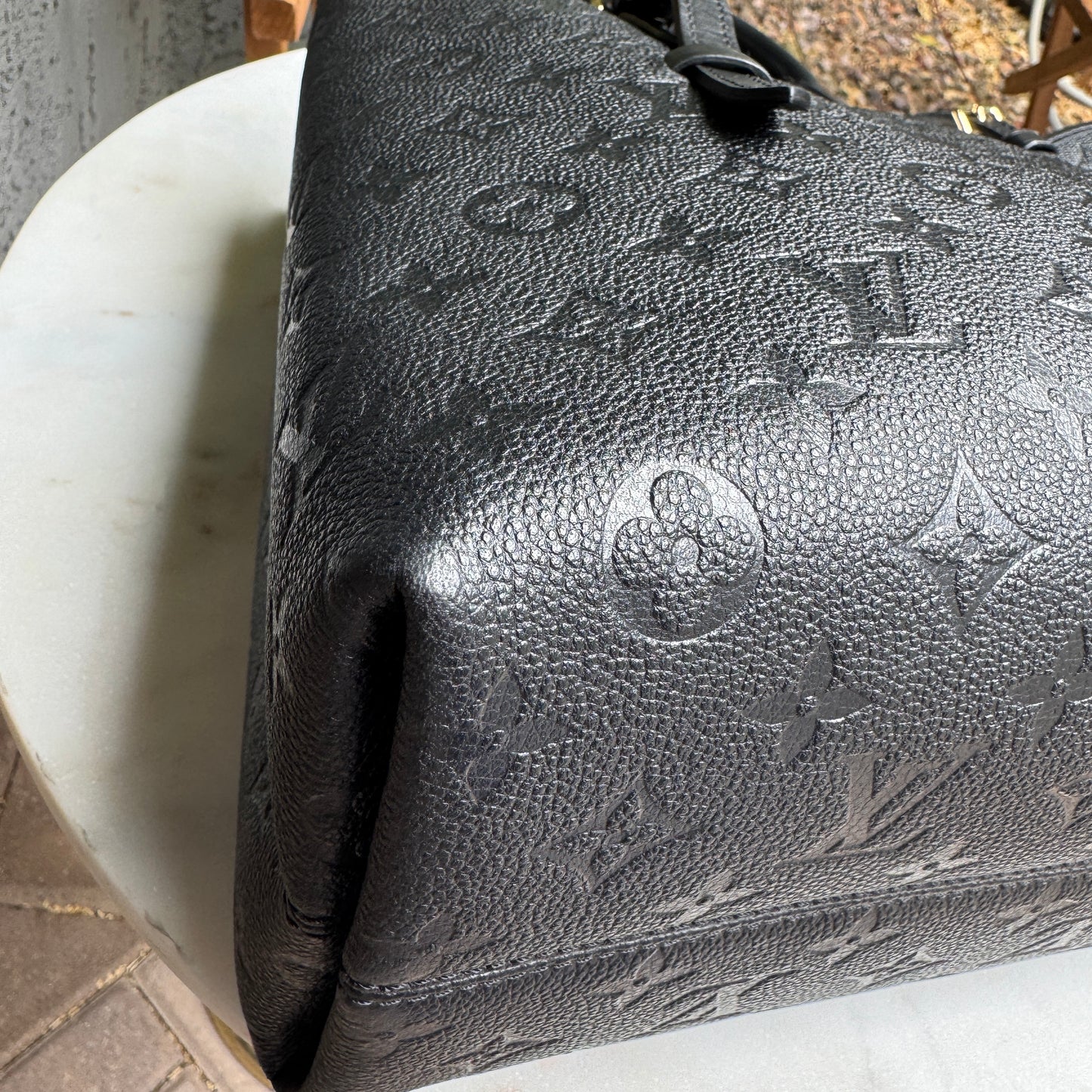 Louis Vuitton Babylone MM Empreinte Leather Tote