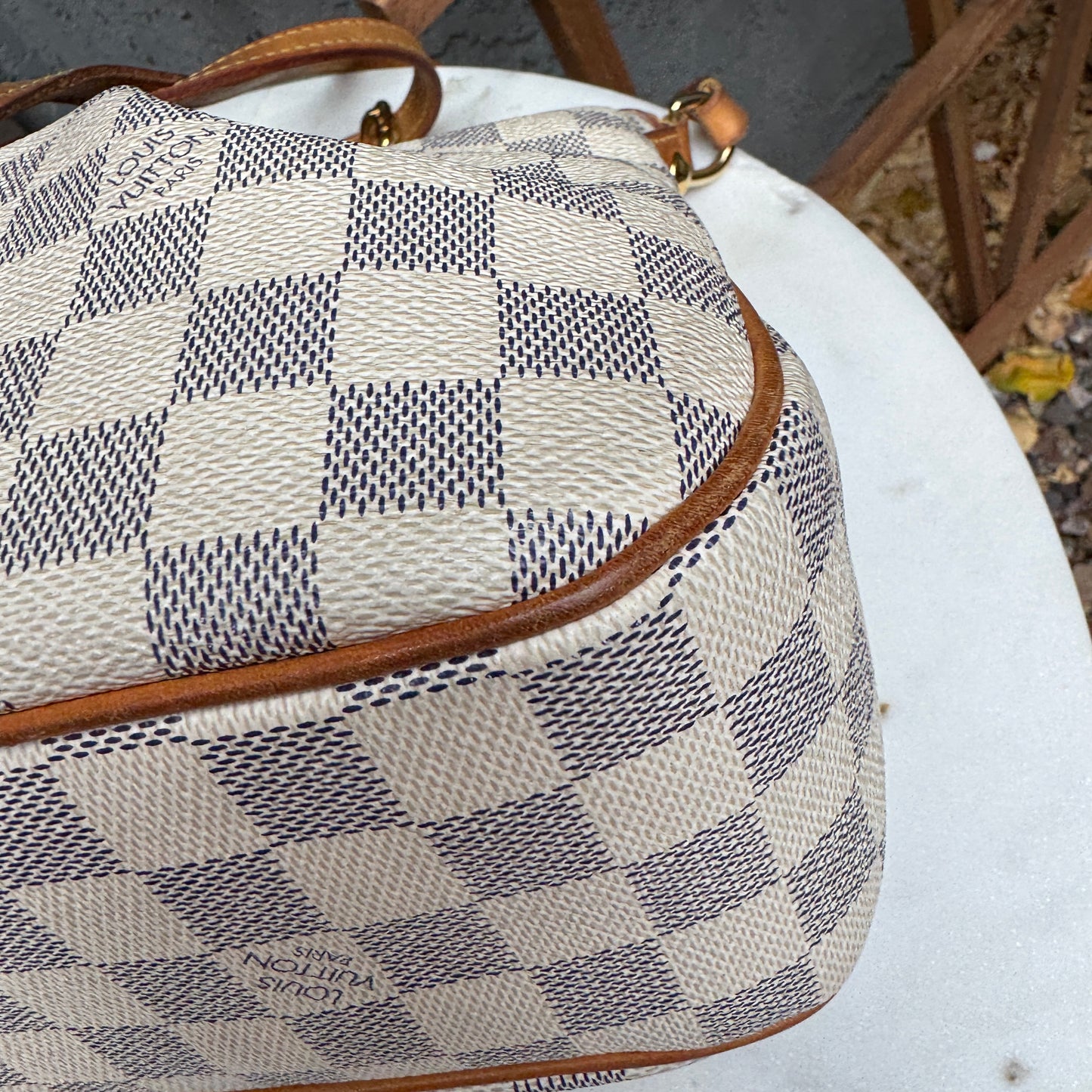 Louis Vuitton Damier Azur Siracusa PM Crossbody