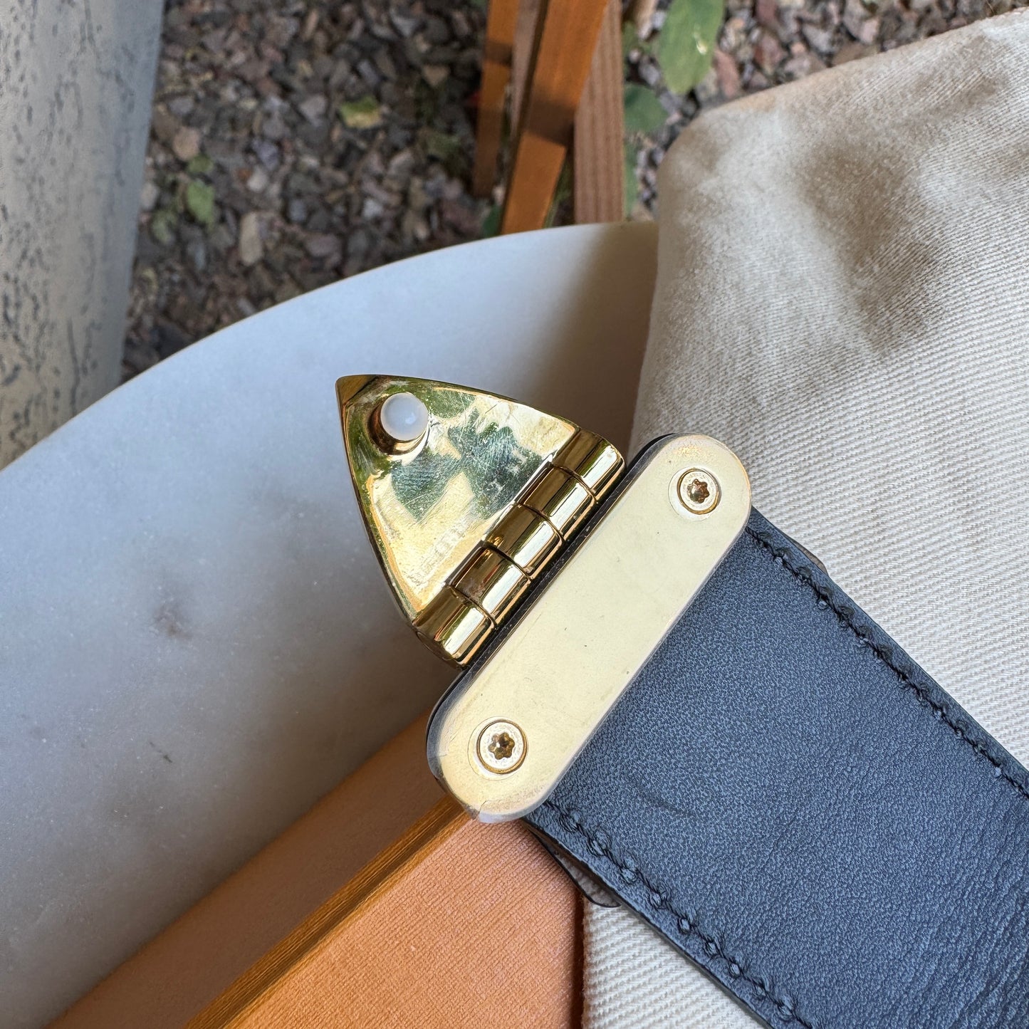 Louis Vuitton Reverse Monogram Trunk Clutch