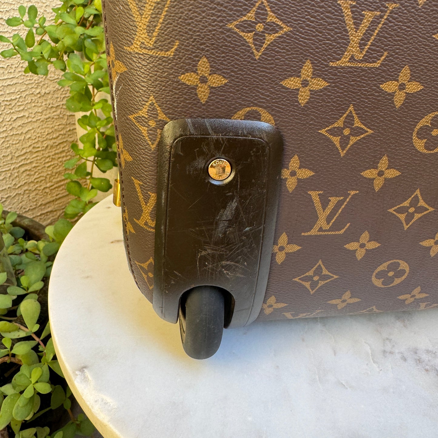 Louis Vuitton Monogram Jungle Dots Pégase Légère 55 Suitcase