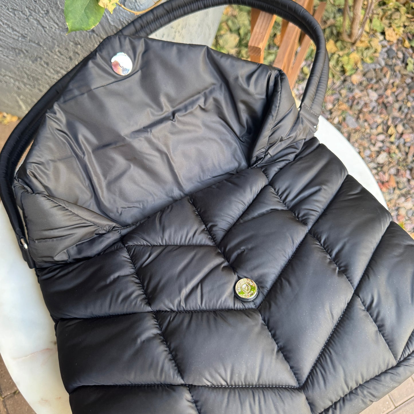 Saint Laurent Loulou Nylon Puffer Shoulder Bag